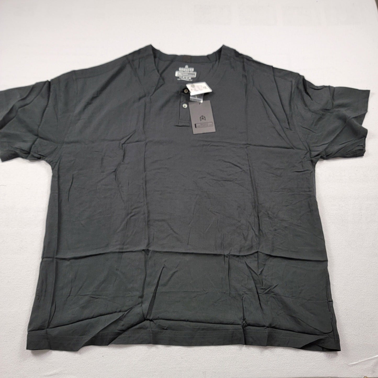 Raw Gear Mens Black Henley Sleep Shirt Sz 2XL Bundle of 3