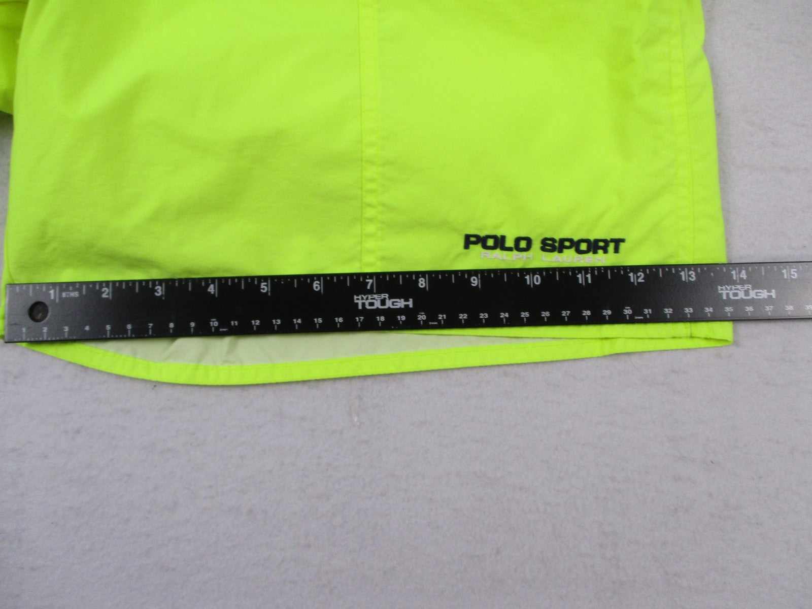 Polo Sport Ralph Lauren Swim Trunks Mens XL Yellow Neon Mesh Lined 173012
