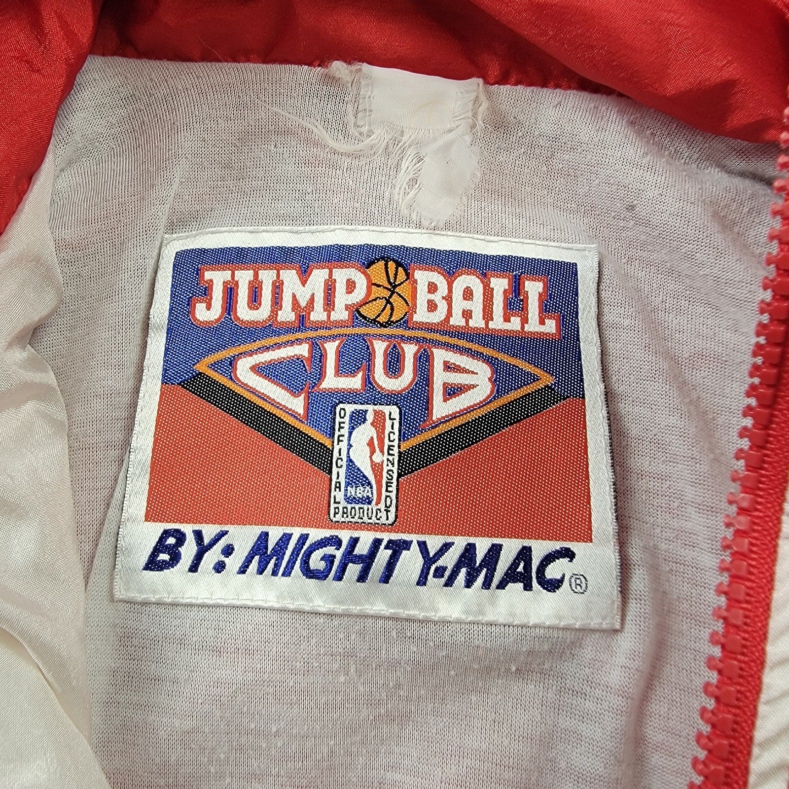 Vintage NBA Chicago Bulls Jump Ball Club Might Mac Sports Youth
