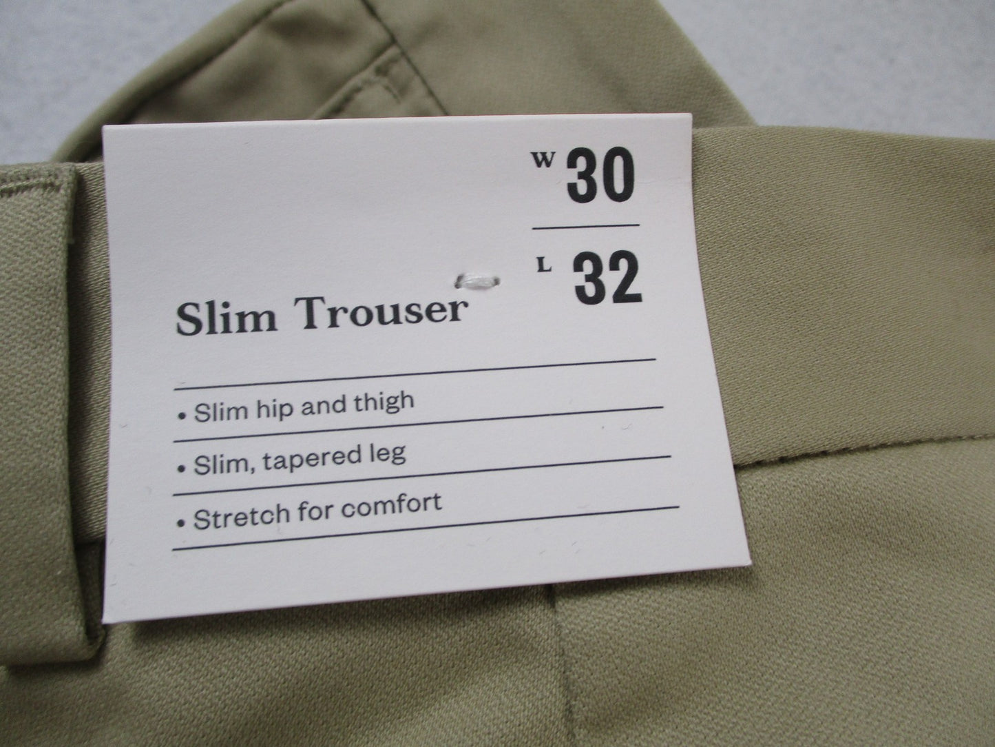 Goodfellow & Co Pants Mens 30x32 Beige Slim Trouser Dress Khaki Chino 139214035