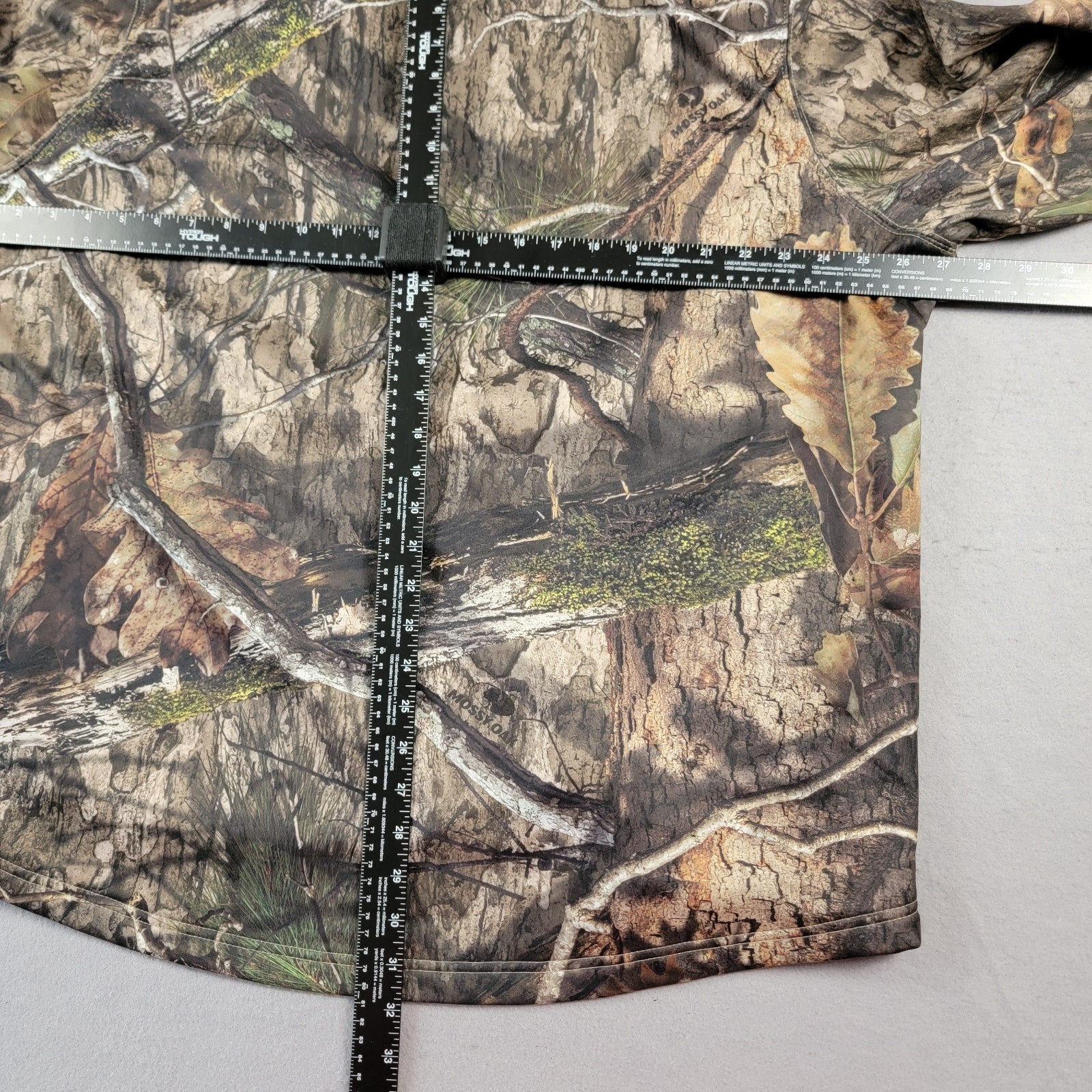 Mossy Oak Mens 2XL Camo Hunting Hoodie Fleece Pullover RealTree Outdoor Gear 8876
