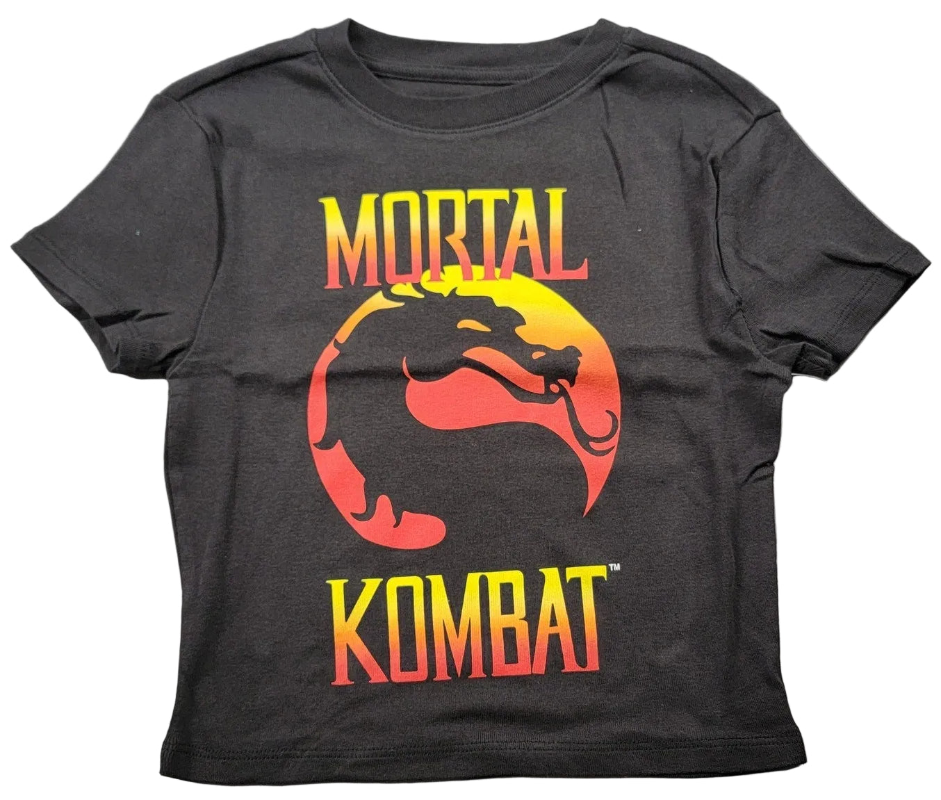 Mortal Kombat Klassic  x Forever 21 Cropped Tee Kids Sz XL0