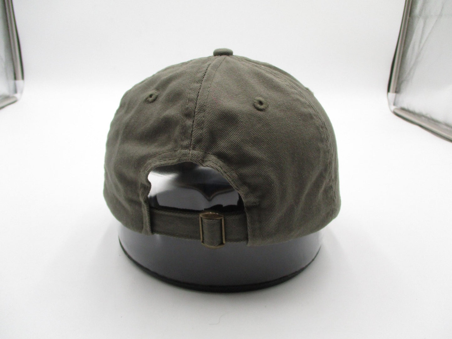 Kick Back Hat Cap Strap Back Mens One Size Green Embroidered Dad Baseball Twill3