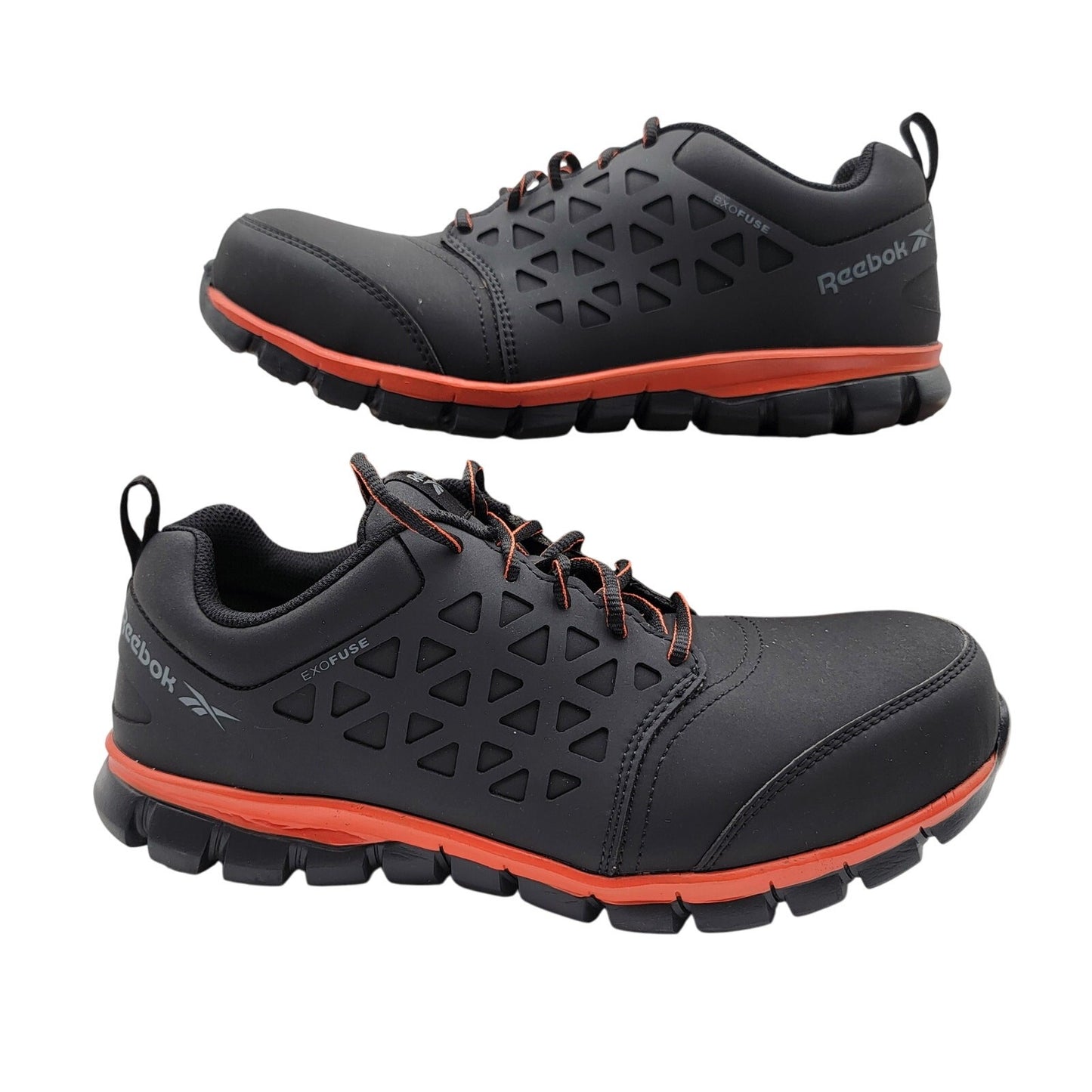 Reebok Sublite Cushion Mens Black Work Shoe CT Sz 10W RB4050