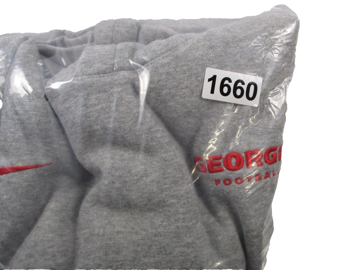 Georgia Bulldogs Sweatshirt Mens Large Gray NCAA Football Nike Hoodie Pullover12
