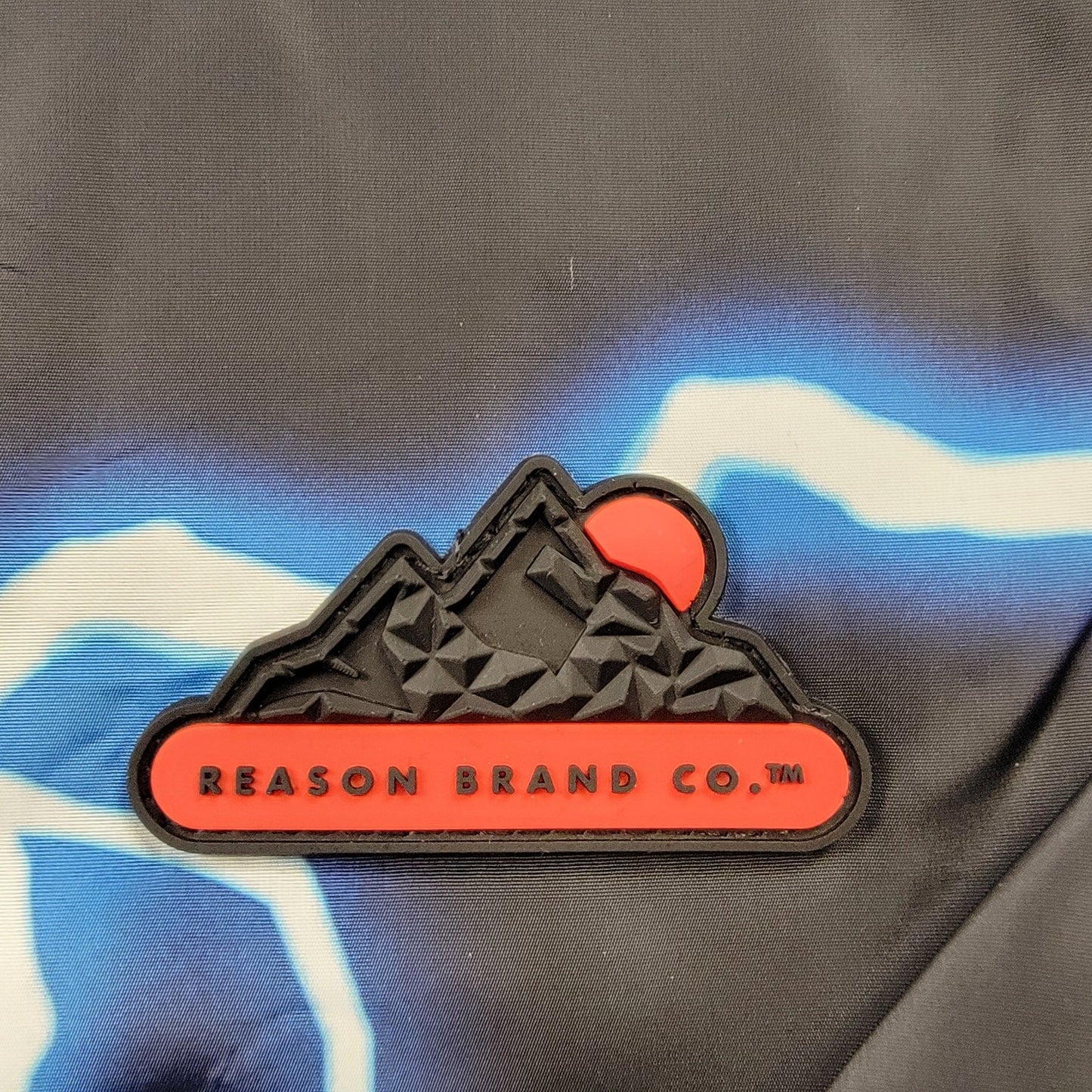 Reason x Vintage Reflective Lightning Windbreaker Jacket Sz M
