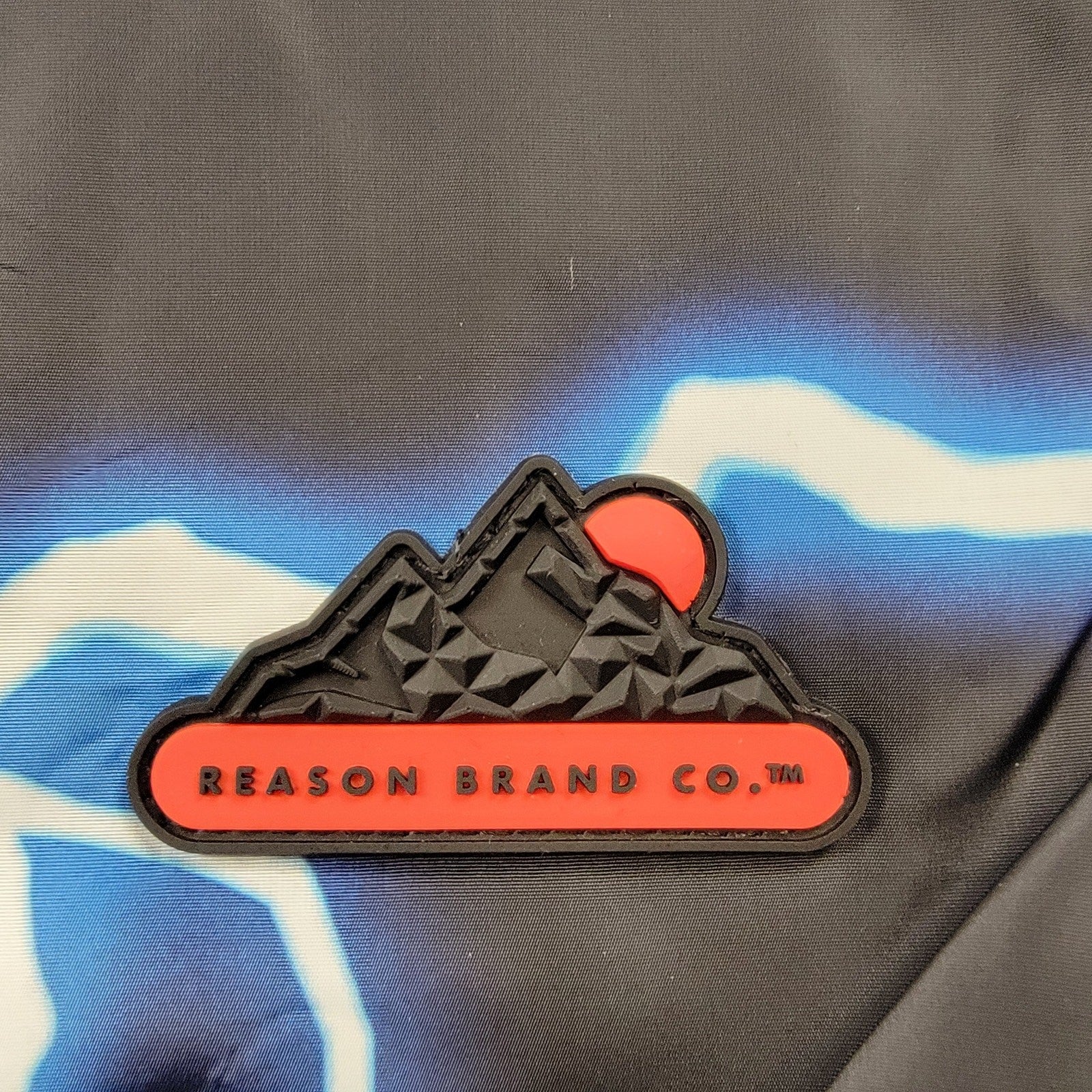 Reason x Vintage Reflective Lightning Windbreaker Jacket Sz M
