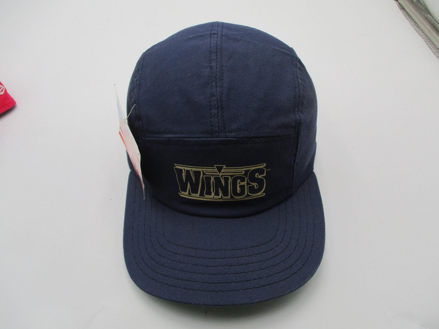 Vintage Discovery Channel Wings Hat Cap Strap Back Mens One Size Blue USA6