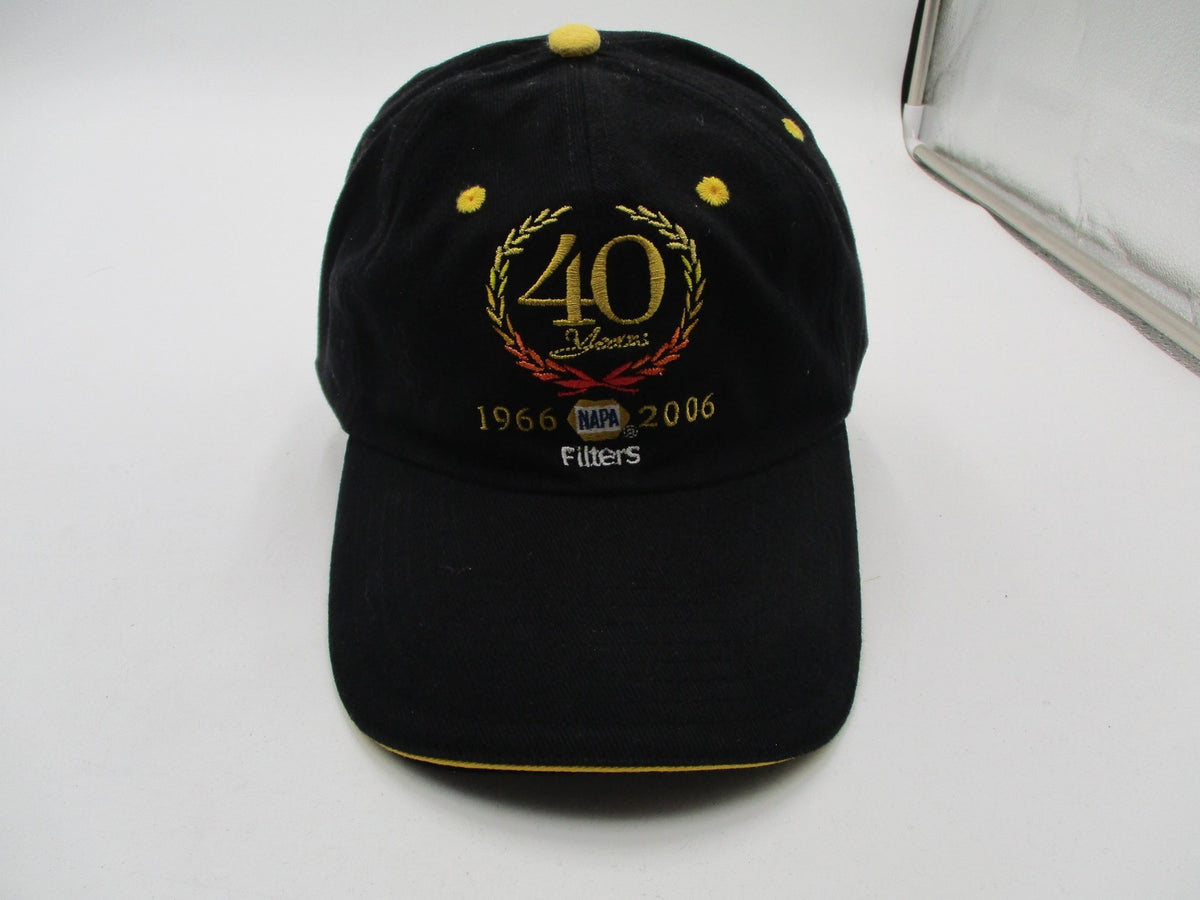 NAPA Filters Hat Cap Strap Back Mens One Size Black 40 Years Anniversary Logo0