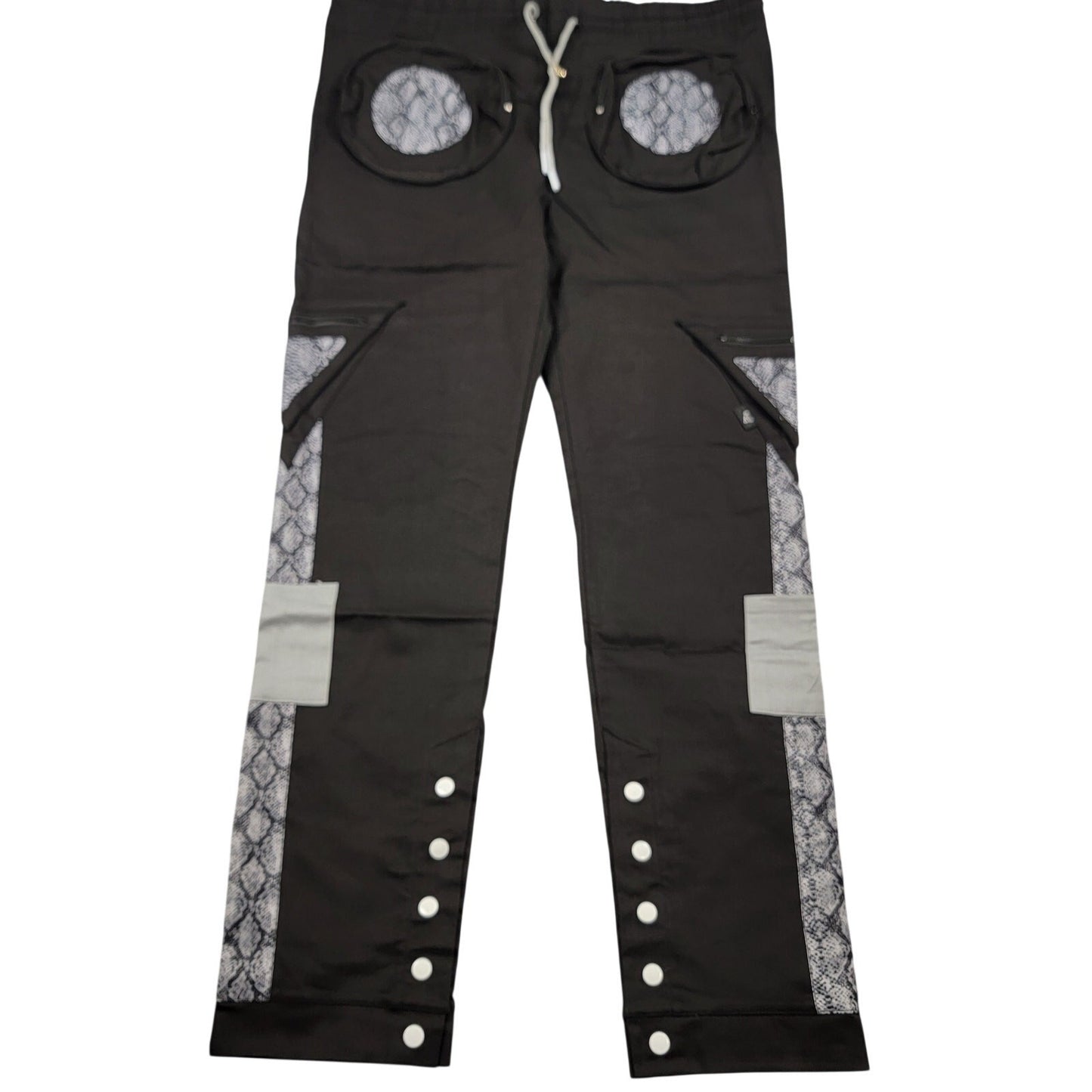 The Hideout Clothing Utility Vest & Pants Set Black Gray 2XL NWT 806073