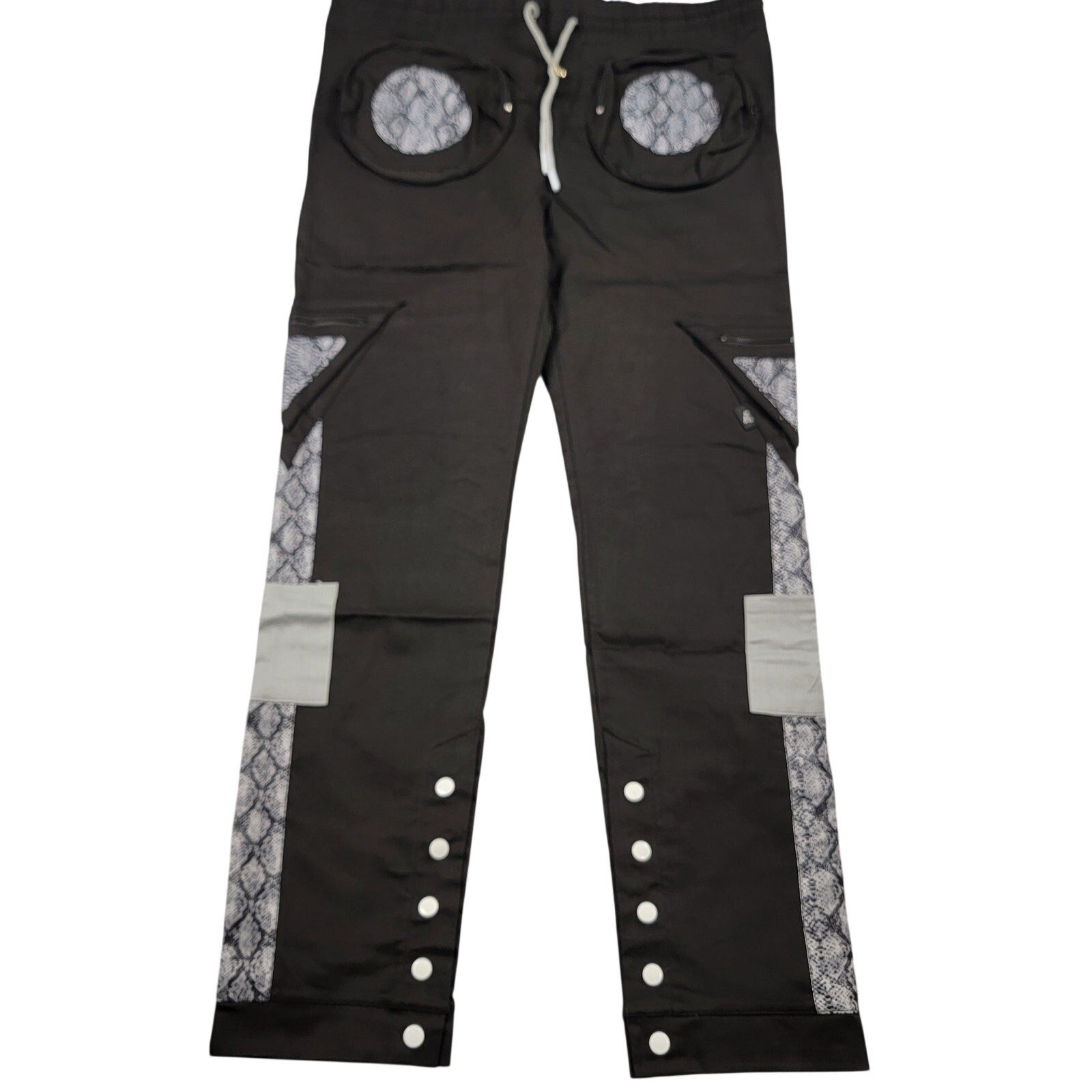 The Hideout Clothing Utility Vest & Pants Set Black Gray 2XL NWT 806073