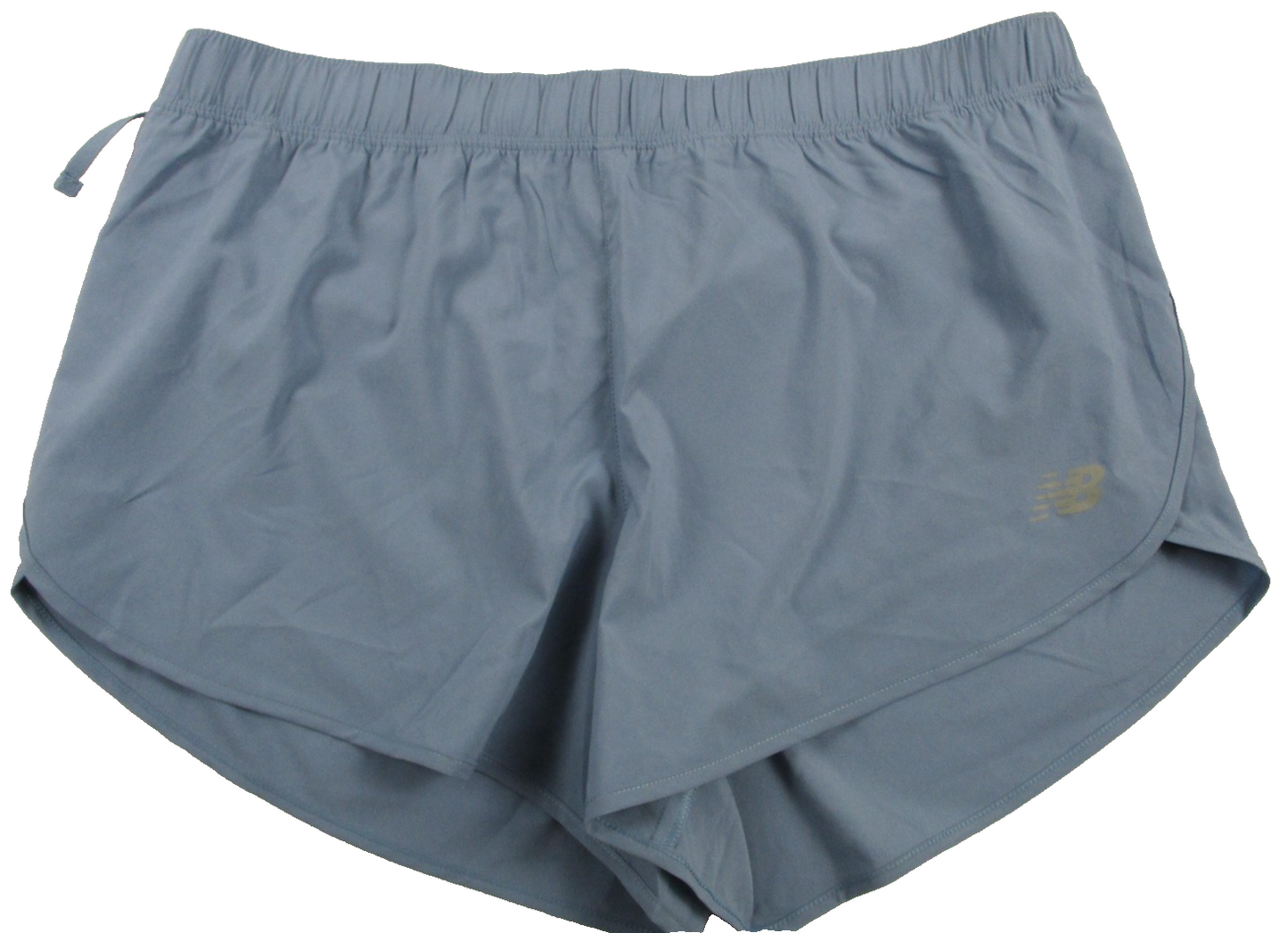 New Balance Sport Short 3IN Shorts Womens L Blue Running Athletic WS51209