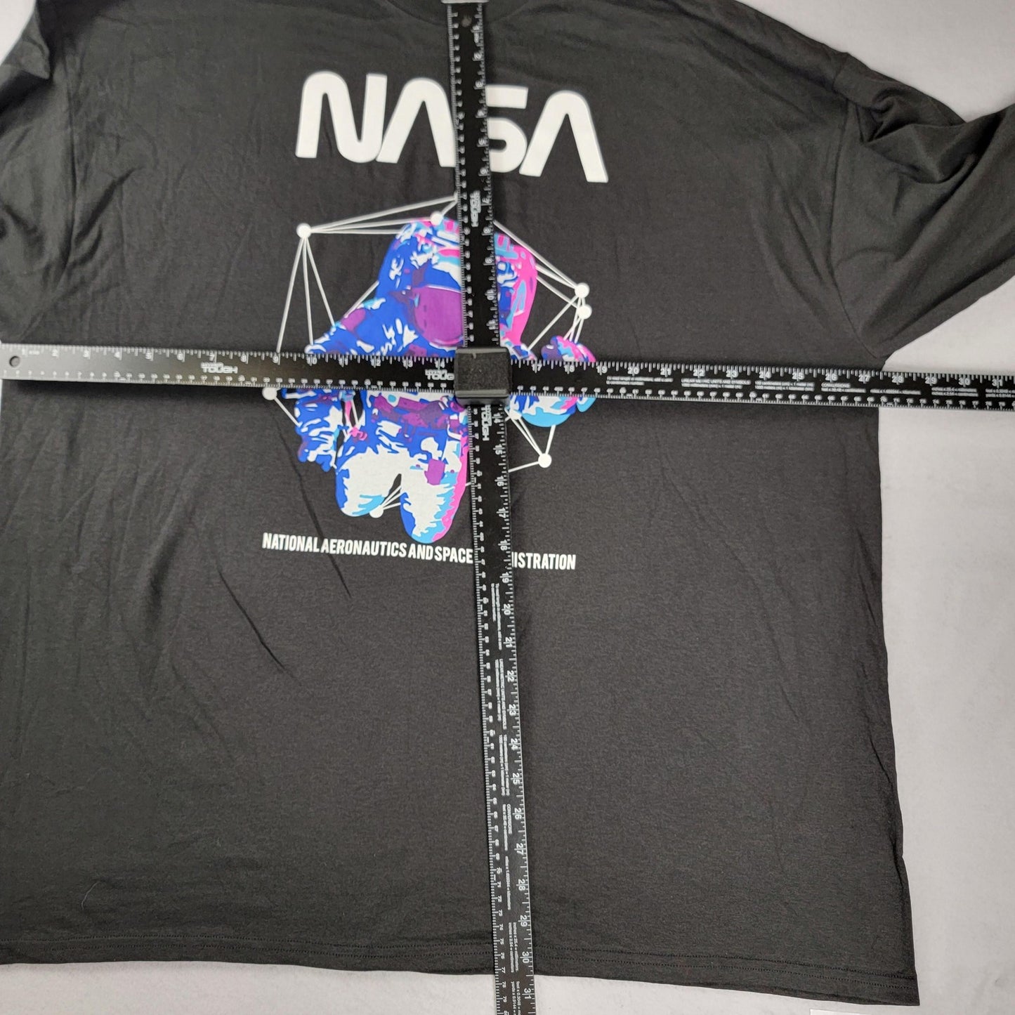 2 Pack Mens 3XL Long Sleeve Tees Marvel SpiderMan Orange & Black NASA
