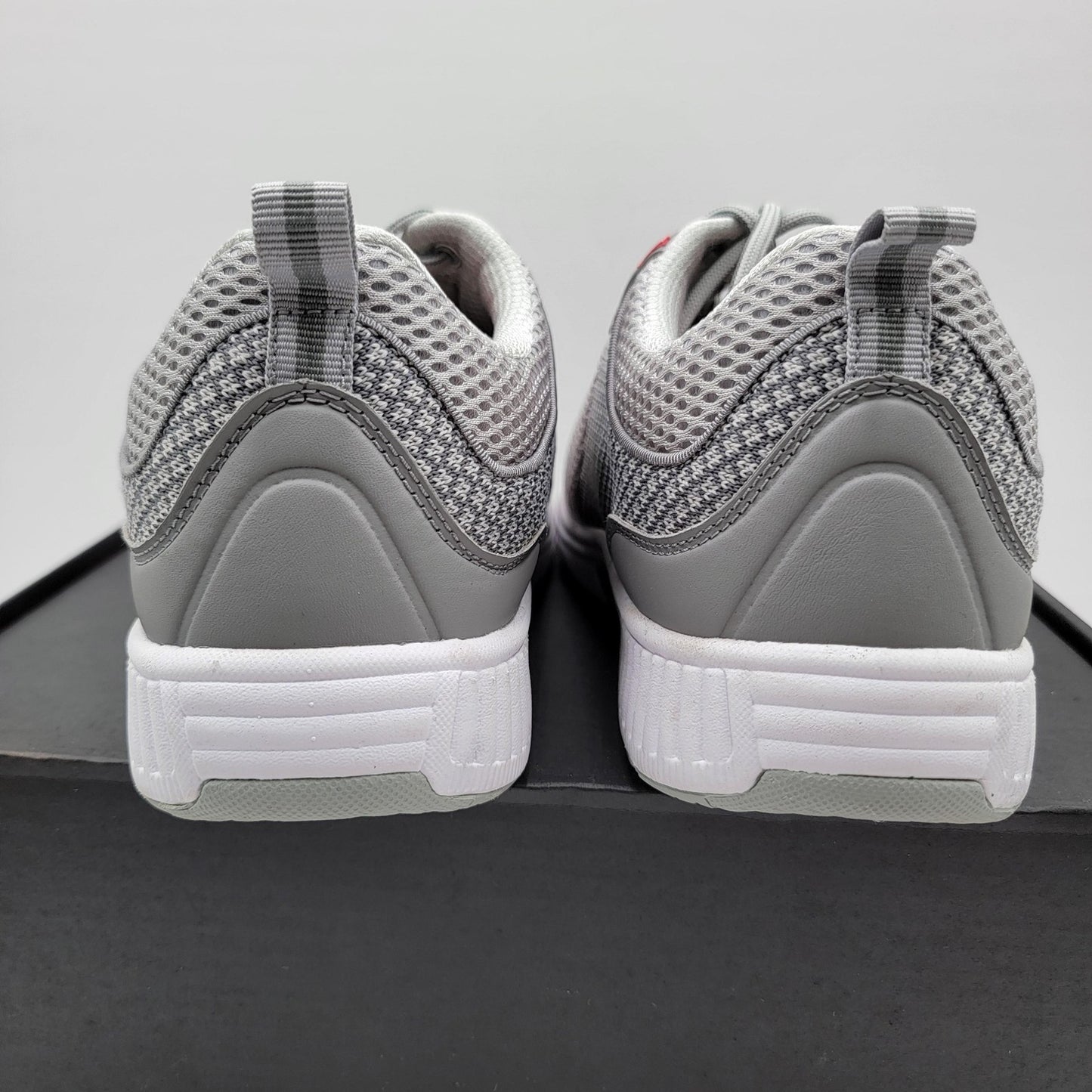 Orthofeet Shoes Men Sz 8 Wide Gray Walking Comfort Mesh Diabetic Sneakers 2E 2634