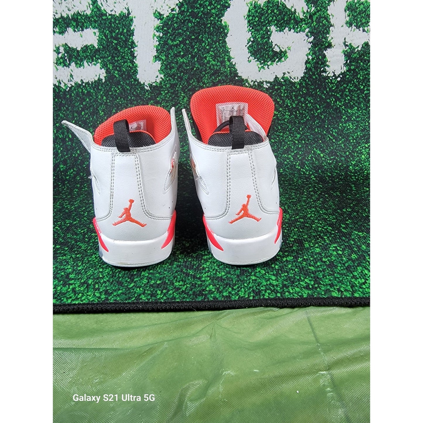 Nike Jordan Flight Club 91 GS 'White Infrared 23' Sz 5.5Y DM16851064
