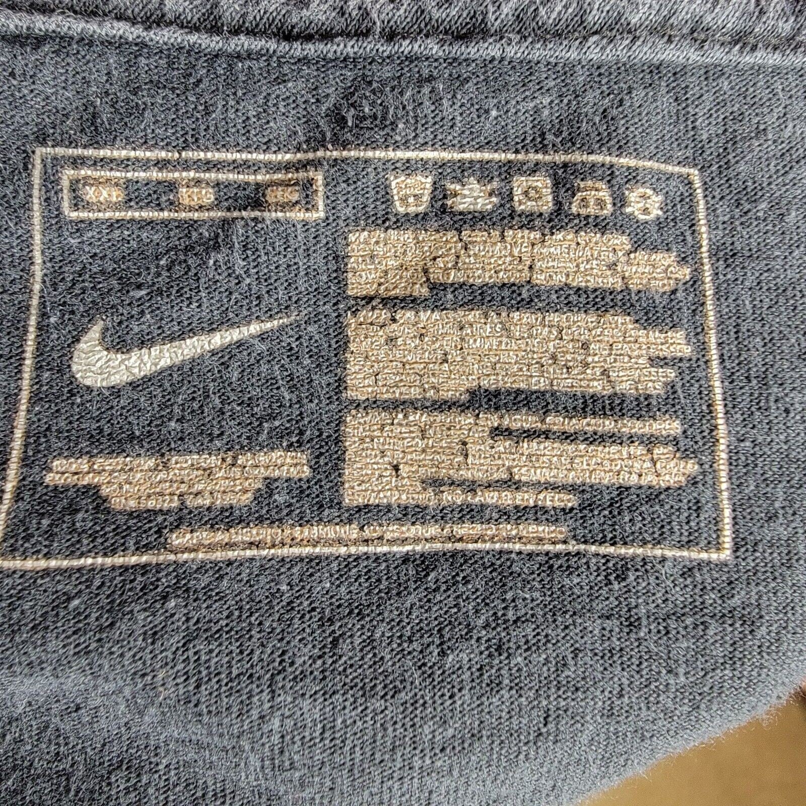 Nike Kobe Bryant Ankle Insurance Co Shoe Smile Black T 2XL Rare Vintage