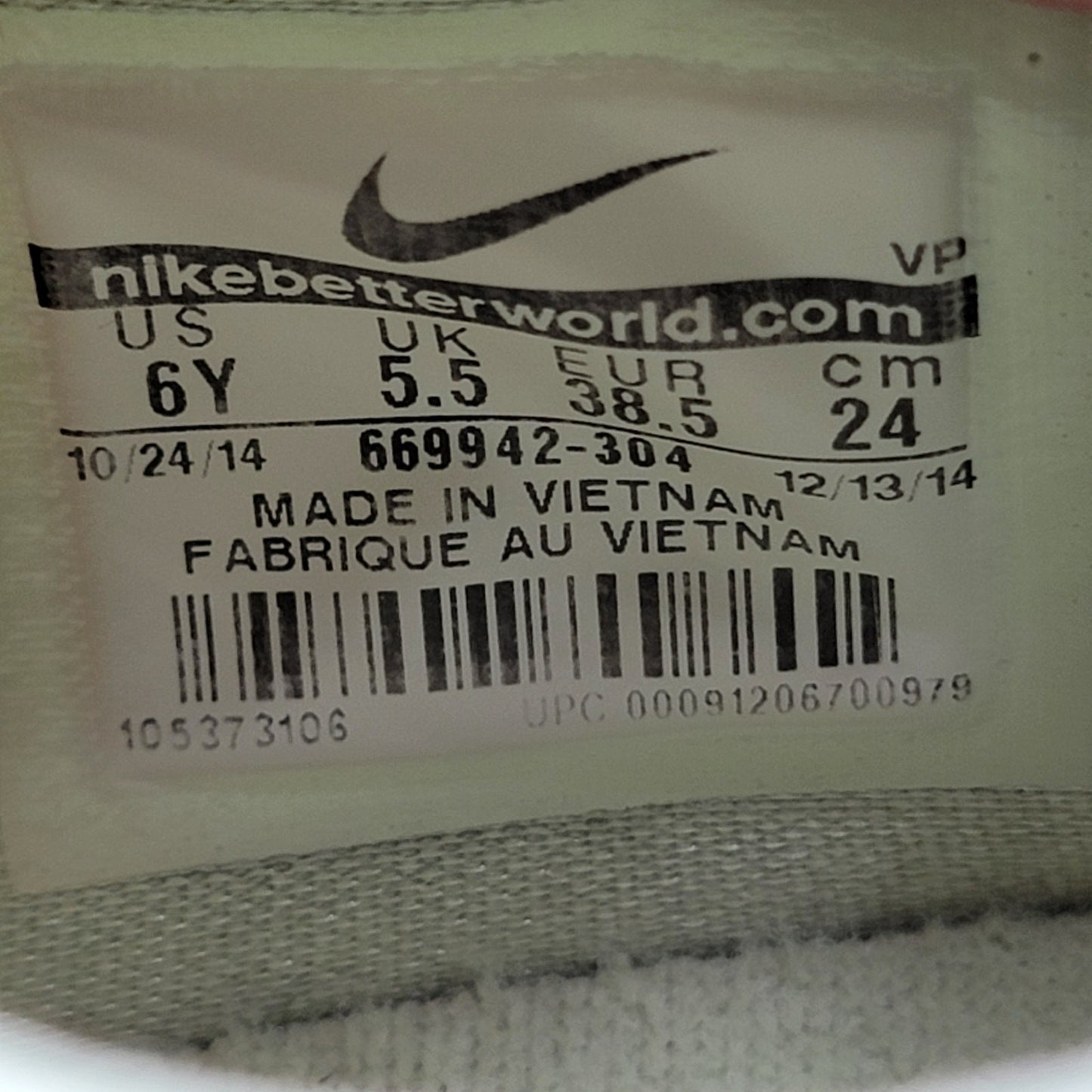 Nike KD 7 GS 'Easter' Sz 6Y/7.5W 669942 304