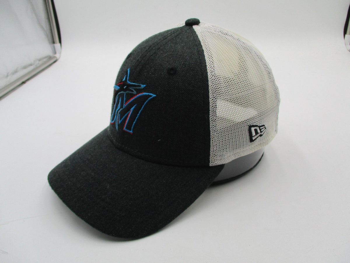 Miami Marlins Hat Cap Fitted Mens Large Gray MLB Baseball 39THIRTY New Era3