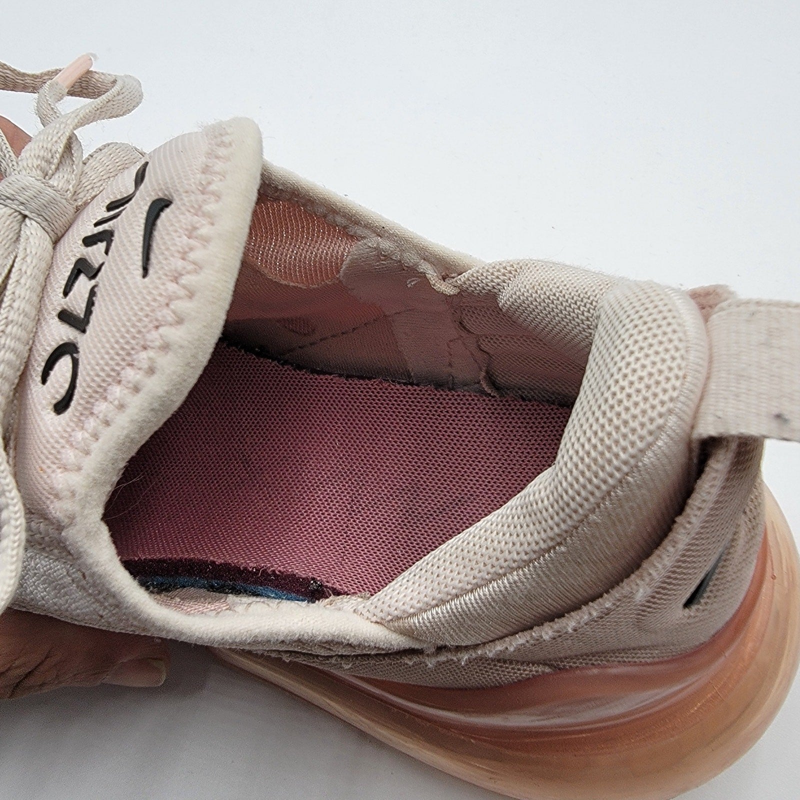 Nike Wmns Air Max 270 'Light Soft Pink' Sz 8W AH678960410