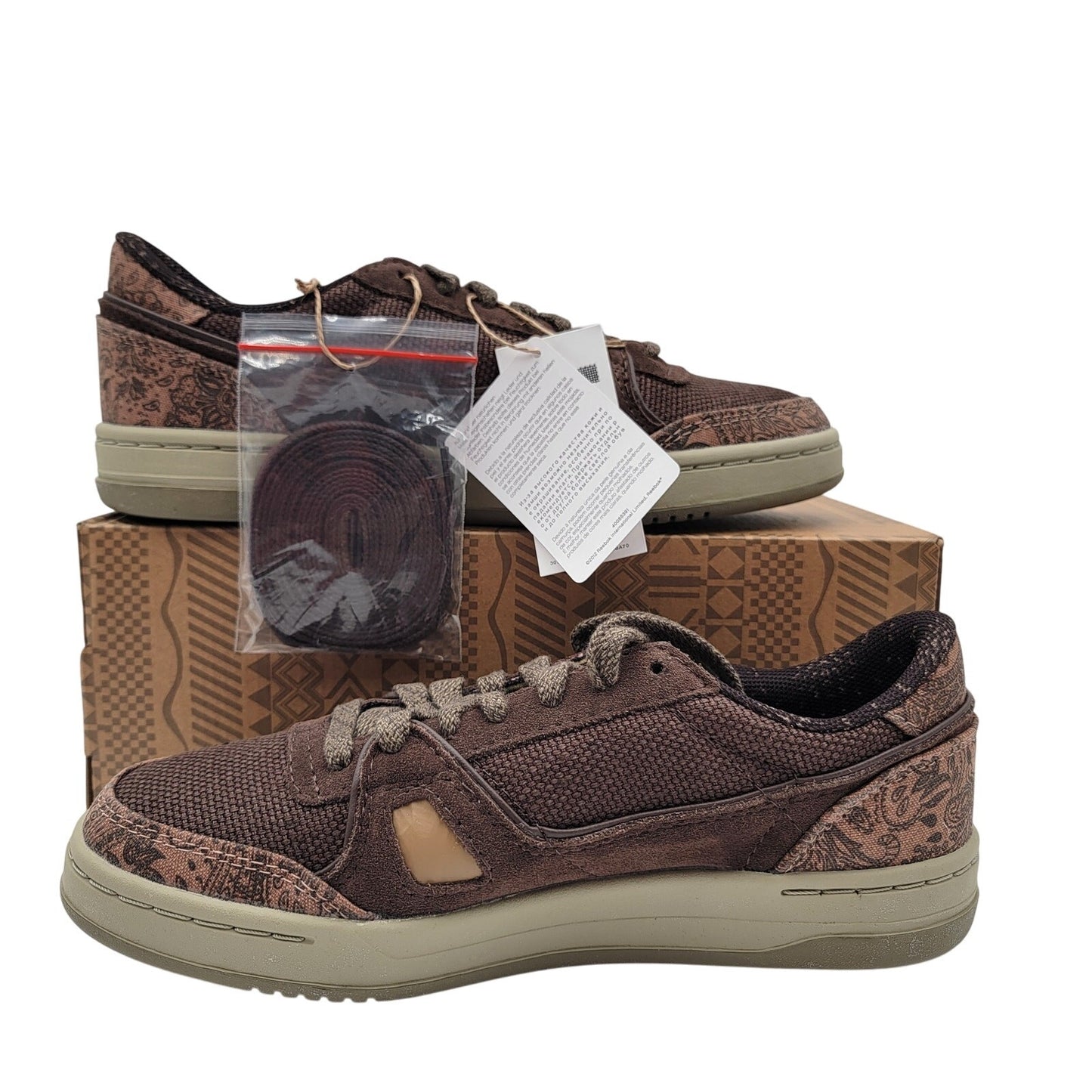 Reebok Mens LT Court 'Recreational Activities' Sz 9 Brown IE19541