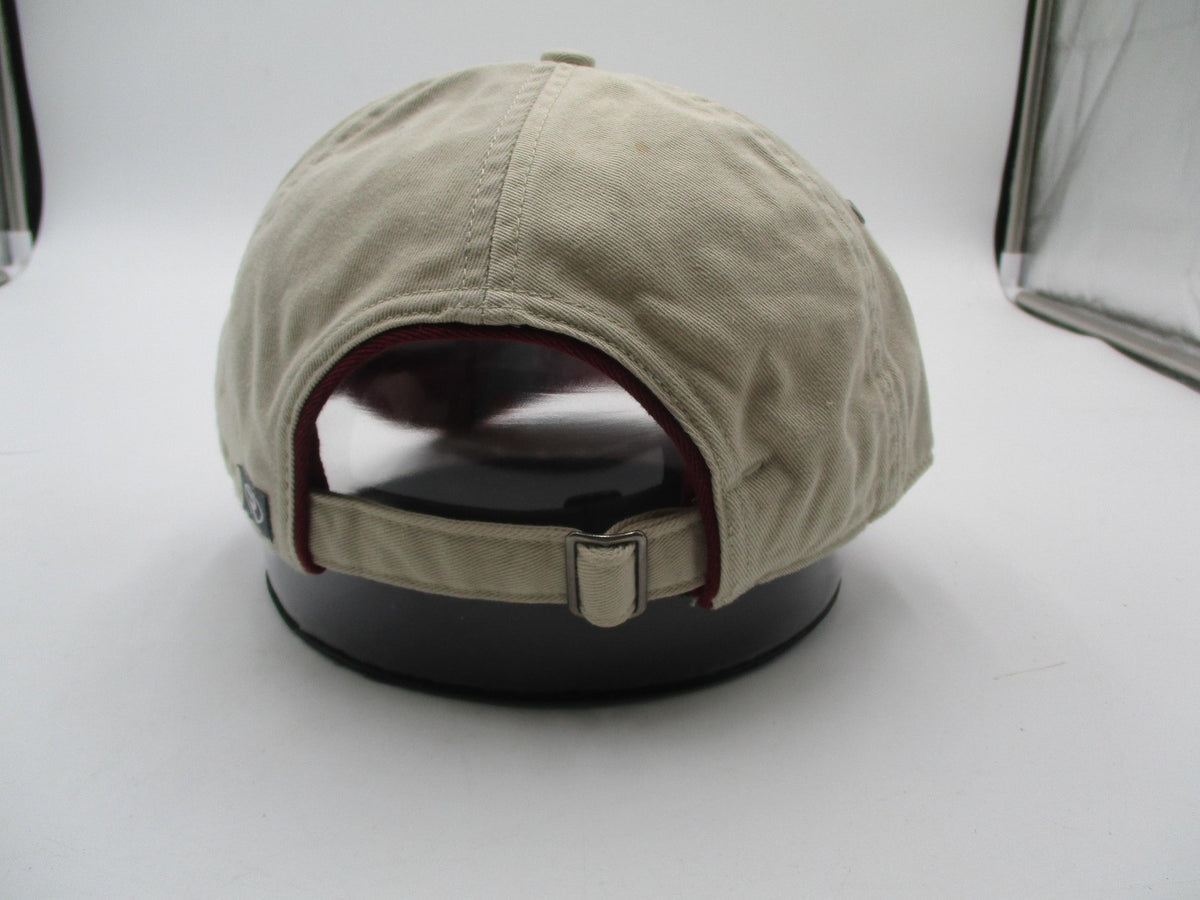Richardson Hat Cap Strap Back Mens One Size Beige Maroon Baseball Twill 3354