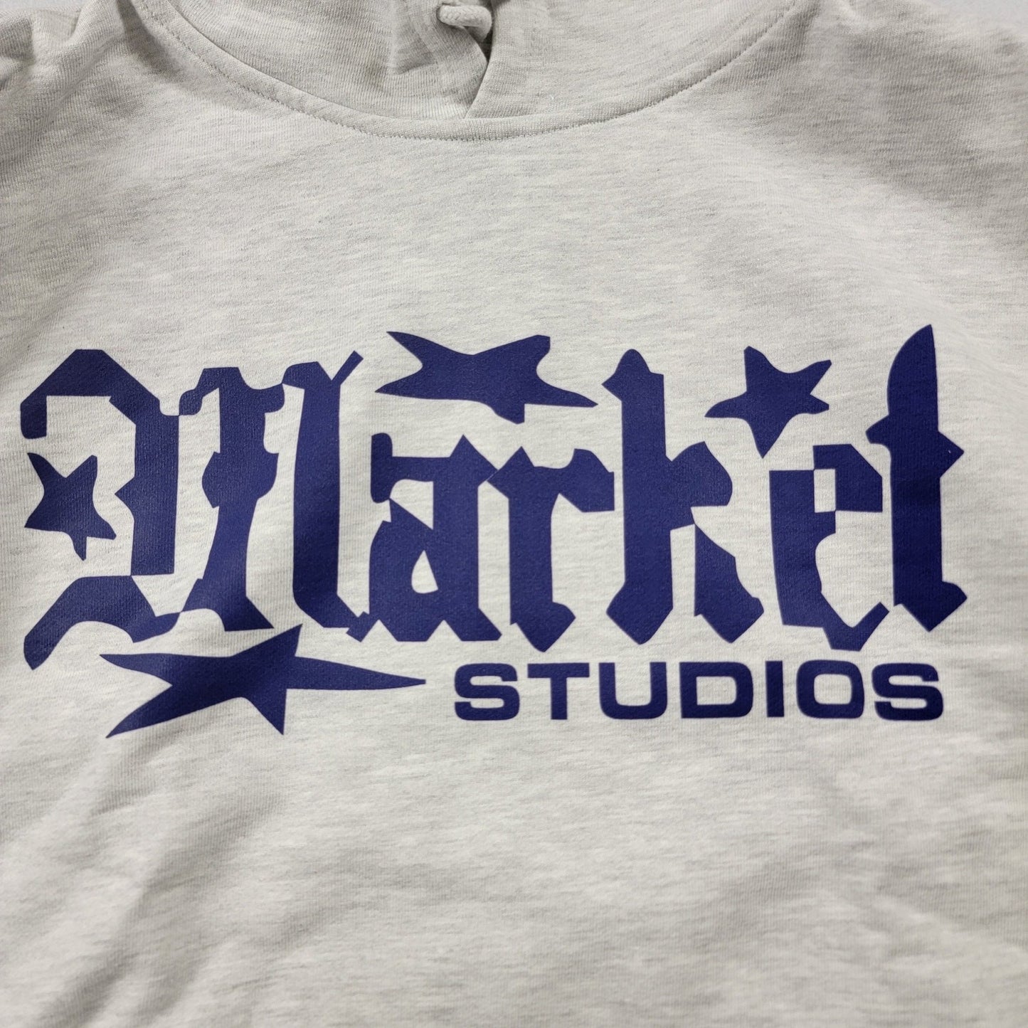 Market Studios Pixelated Logo Hoodie Sz M