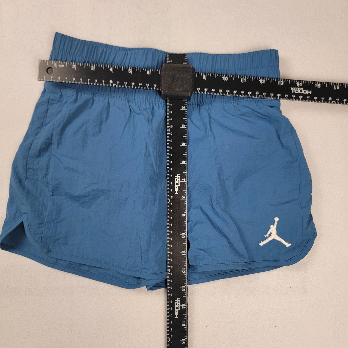 Jordan Shorts Girls Large Industrial Blue Athletic Lightweight Jumpman Logo NWT3