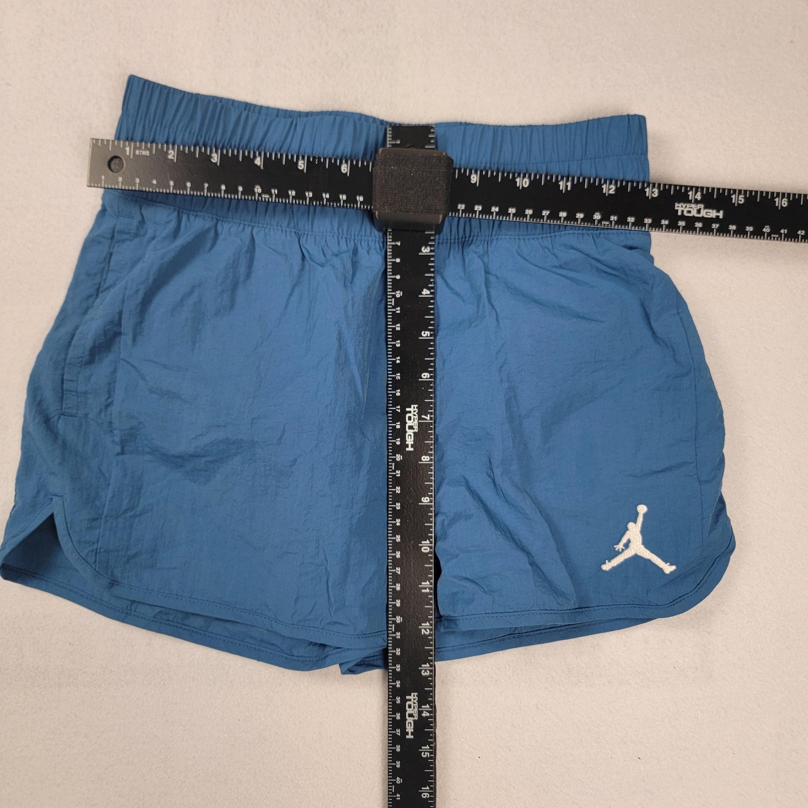 Jordan Shorts Girls Large Industrial Blue Athletic Lightweight Jumpman Logo NWT3