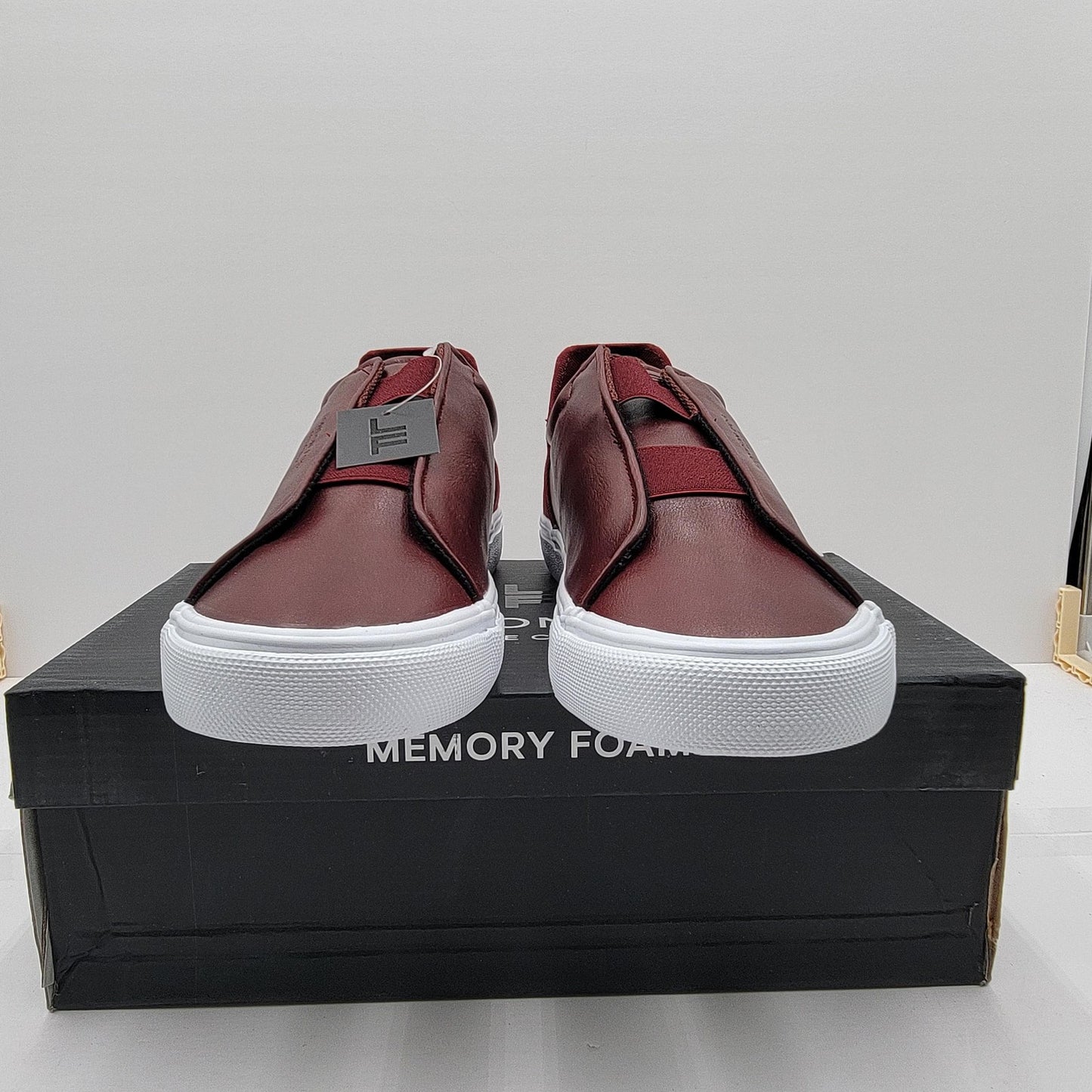 London Fog Shoes Mens Size 11 Memory Foam Cabernet Francis Casual Slip On New2