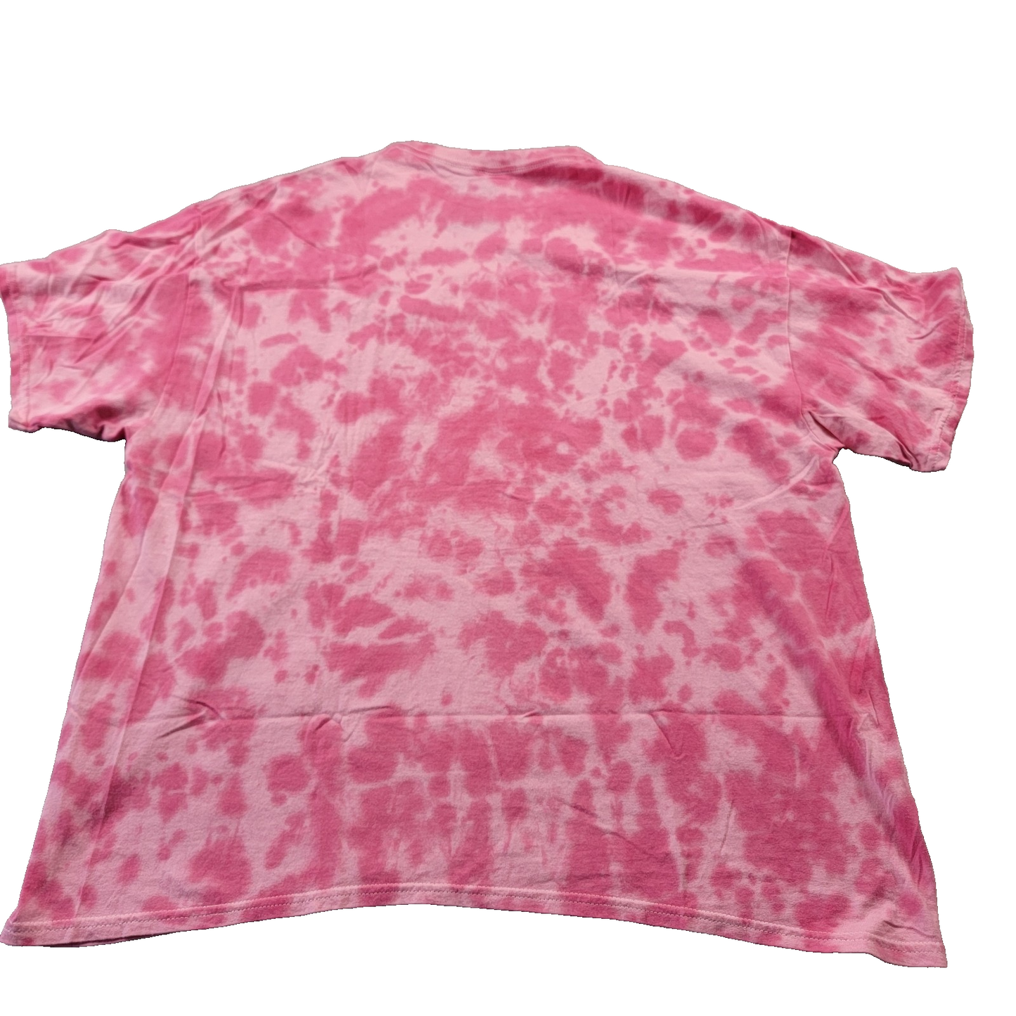 AC/DC Highway to Hell Pink Tie Dye T Sz XL