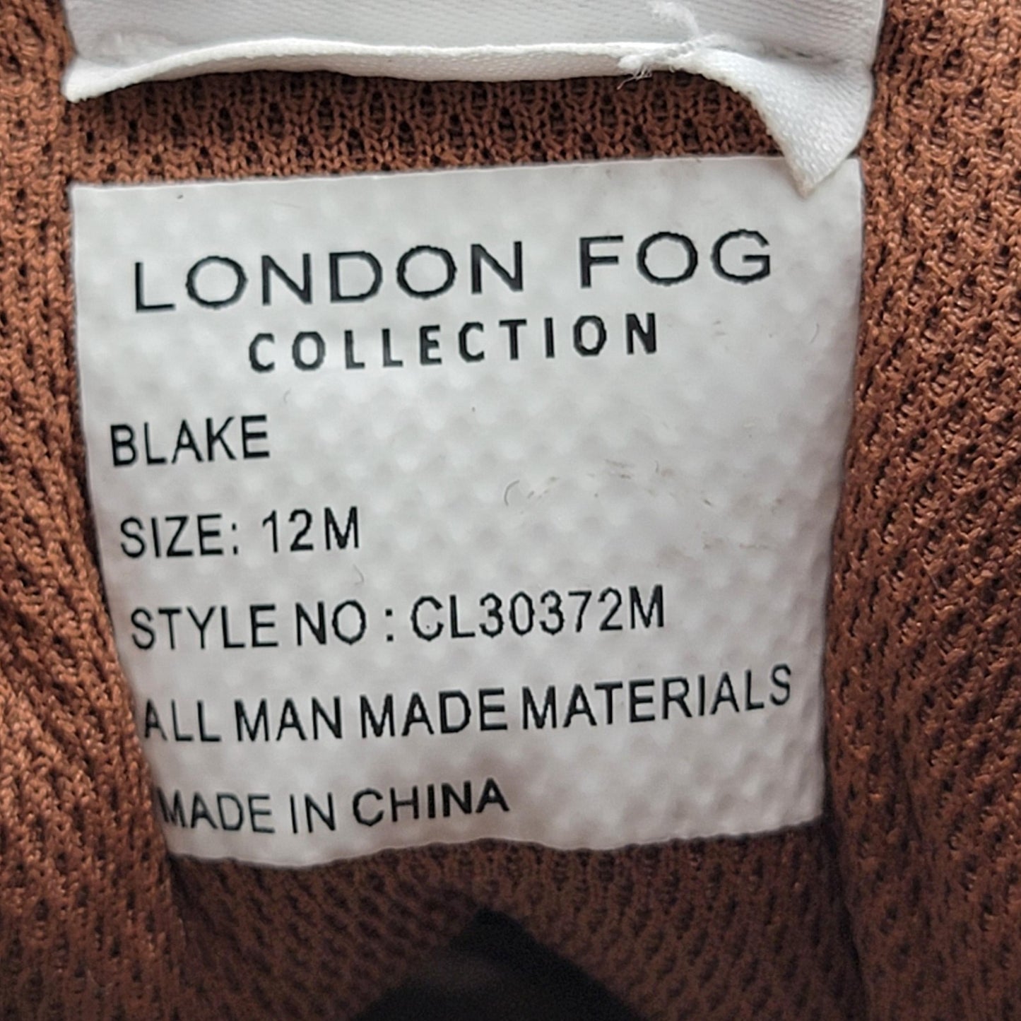 London Fog Blake Shoes Mens Size 12 Cognac Brown High Top Sneakers Memory Foam6