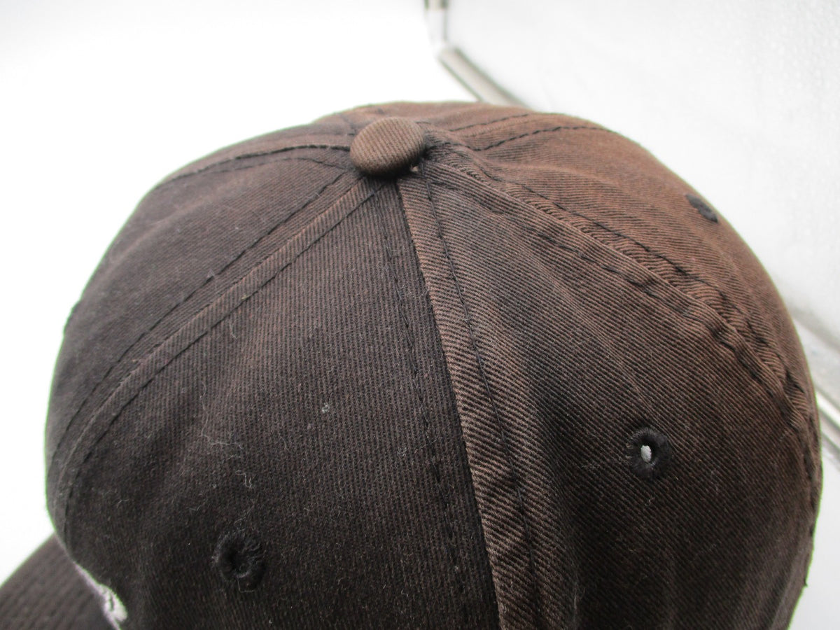 New Era Hat Cap Snap Back Mens One Size Brown Tiger Shark Tattoo Studio 9FIFTY5