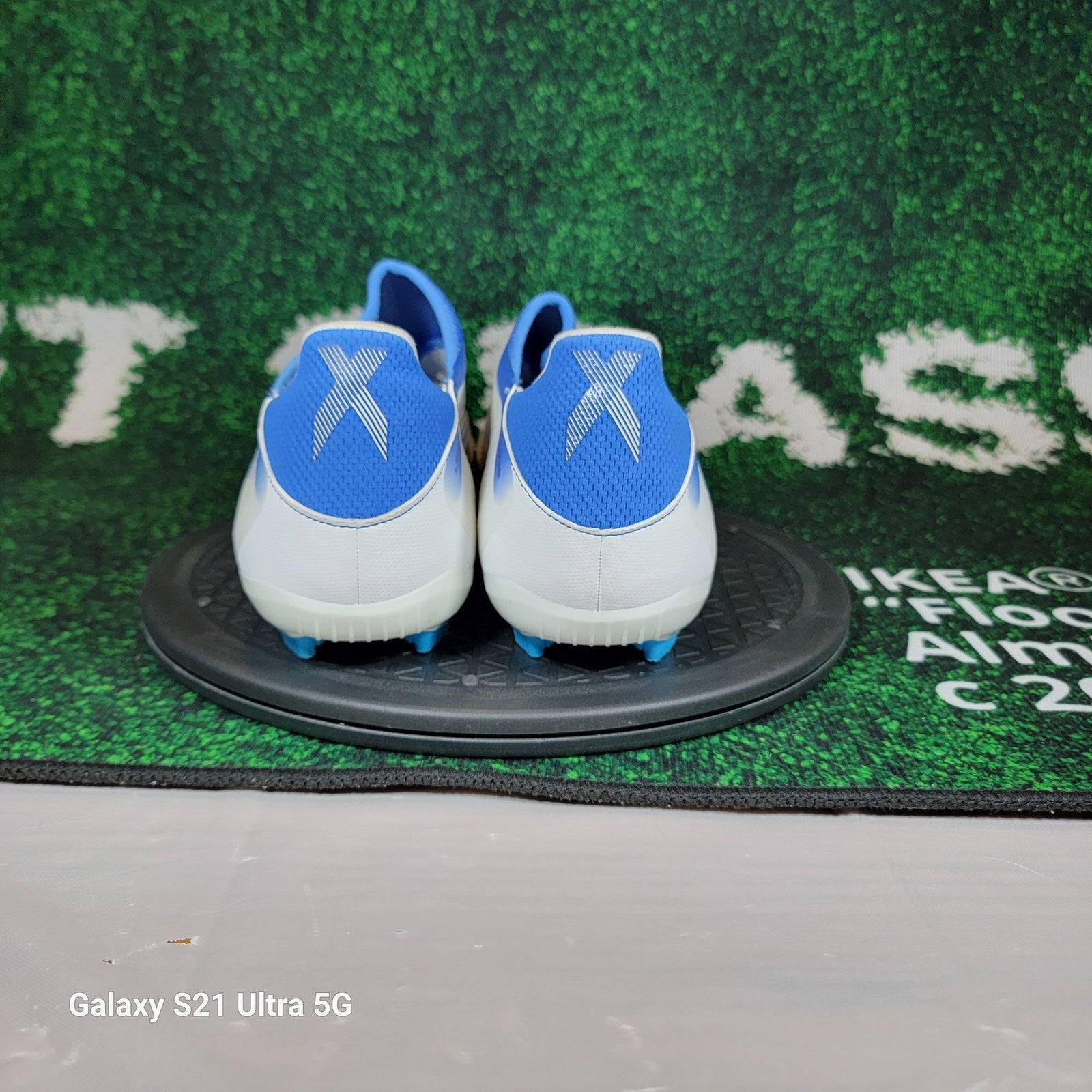 Adidas X Speedflow.3 Laceless FG 'White Legacy Indigo' Sz 13 GW7495