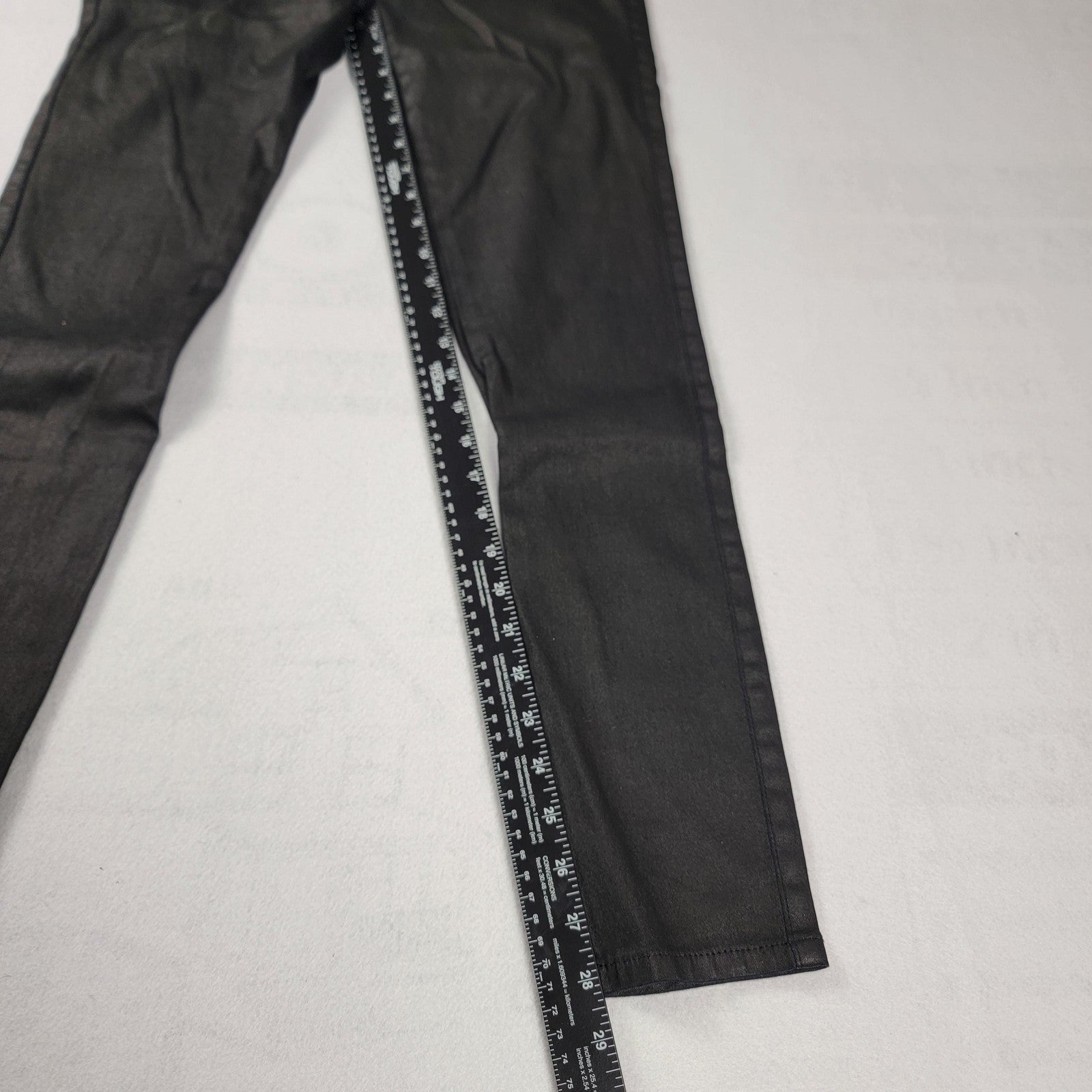 James Jeans Twiggy Jeans Womens 28 Black Skinny Stretch Denim Made USA
