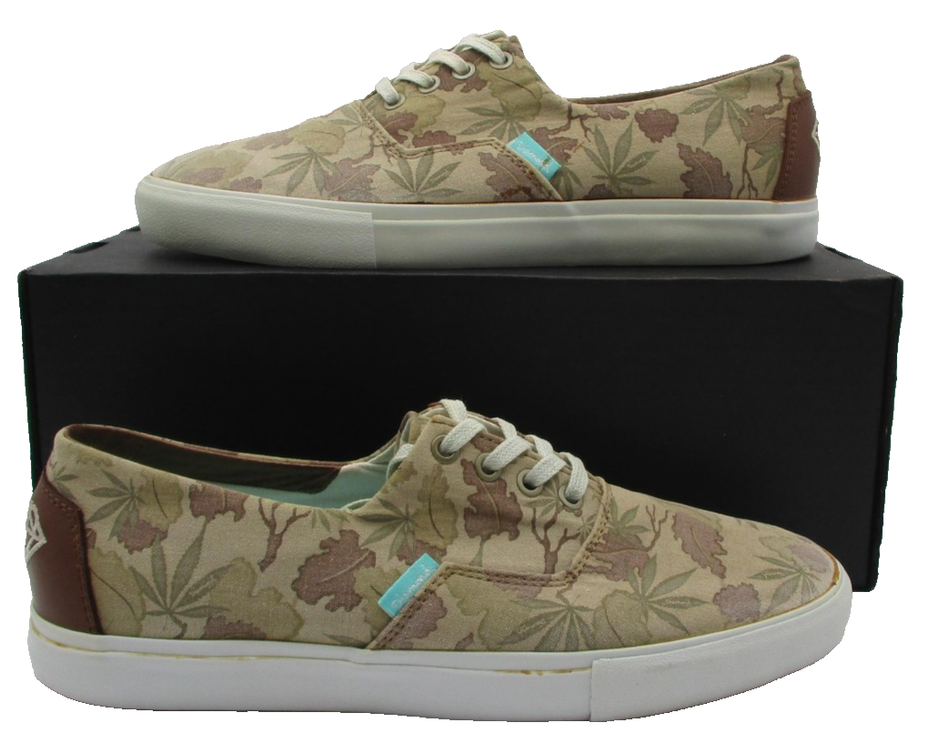 Diamond Supply Co Diamond Cuts Shoes Mens Size 9 Tan Camo C13F103 Sneakers 1Q80