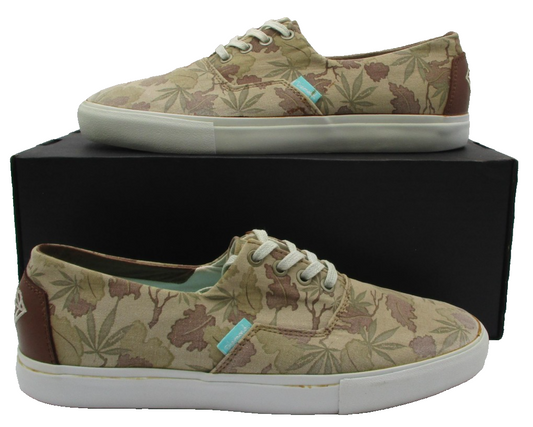 Diamond Supply Co Diamond Cuts Shoes Mens Size 9 Tan Camo C13F103 Sneakers 1Q80