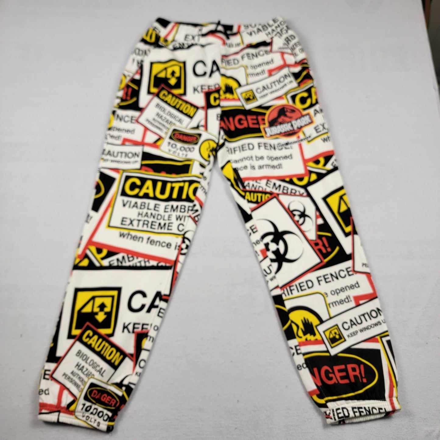 The Hundreds x Jurassic Park Mens Joggers White Sz M