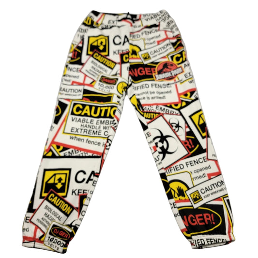 The Hundreds x Jurassic Park Mens Joggers White Sz M