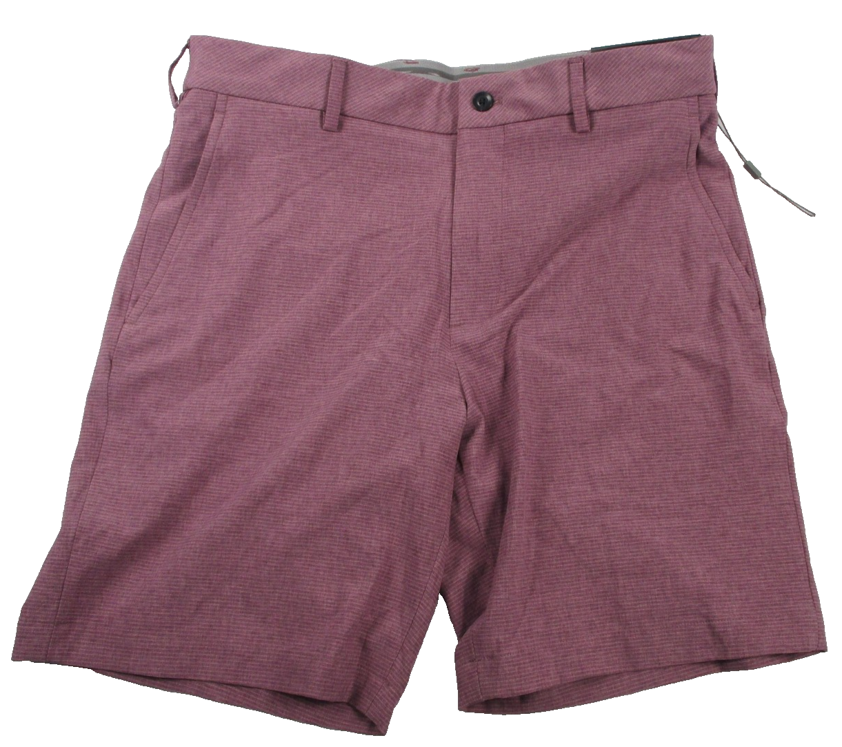 Walter Hagen Performance 11 Golf Shorts Mens 30 Beet Purple Micro Lines