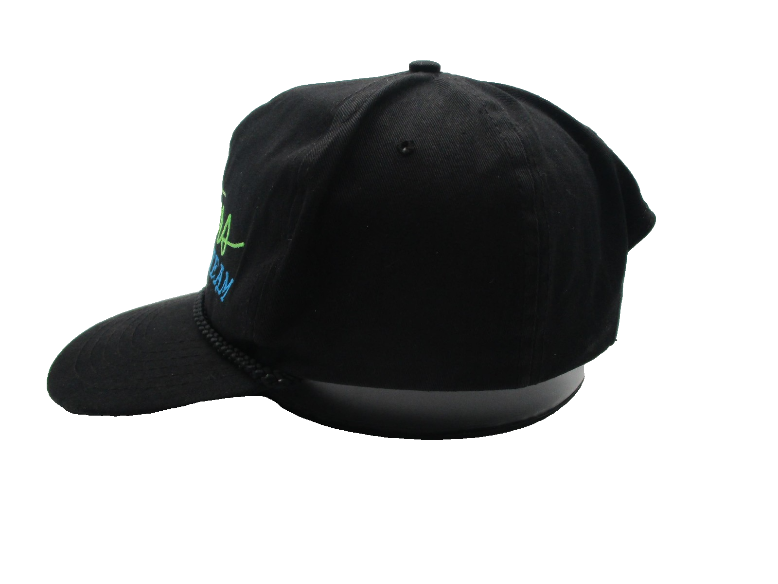 Hooters Racing Team Hat Cap Snap Back One Size Black NASCAR Auto Racing Mens1