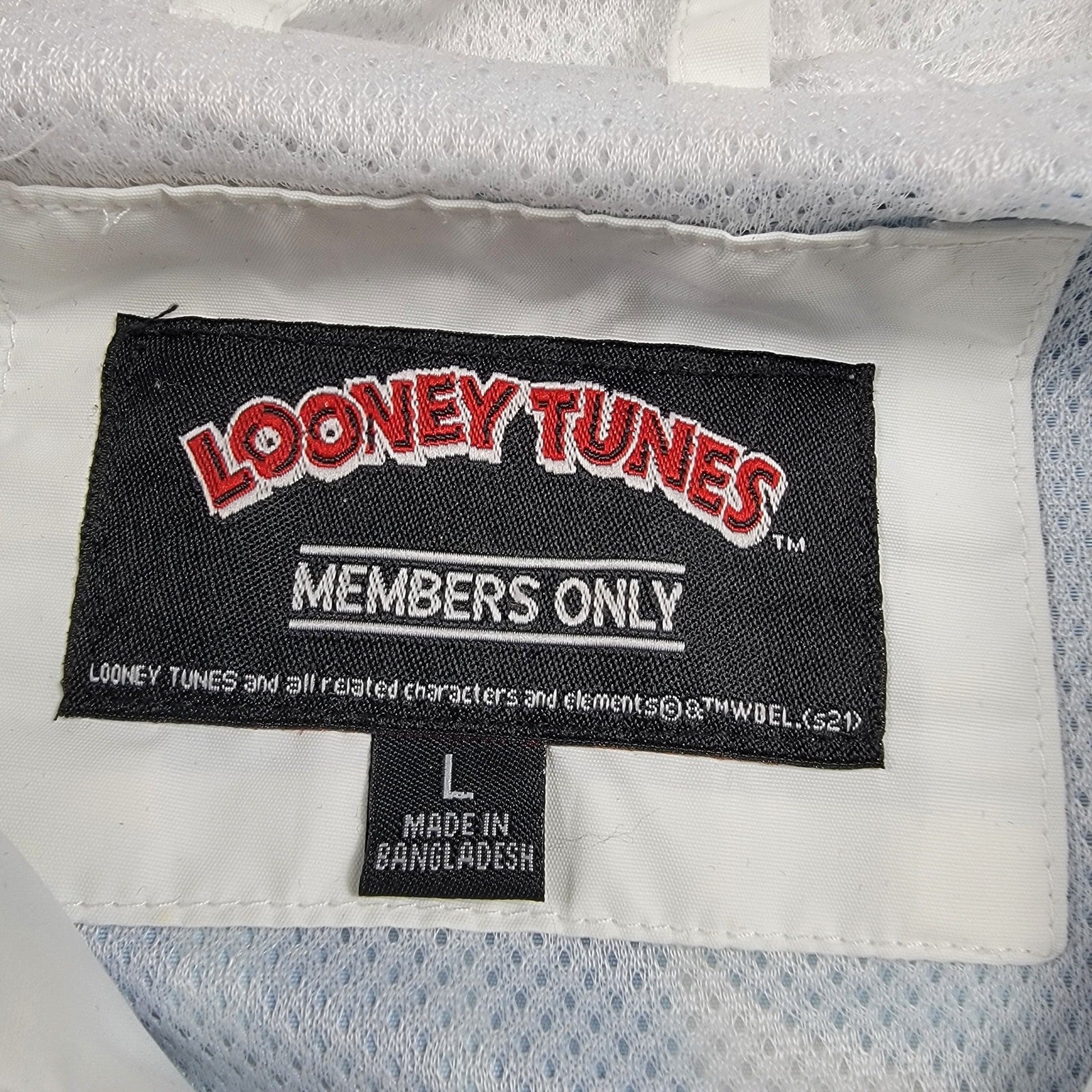 Members Only Hoodie Space Jam A New Legacy Sz L3