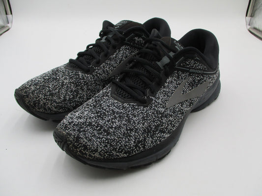 Brooks Launch 5 Shoes Mens Size 11 Black White Running DNA Cushion Sneakers0