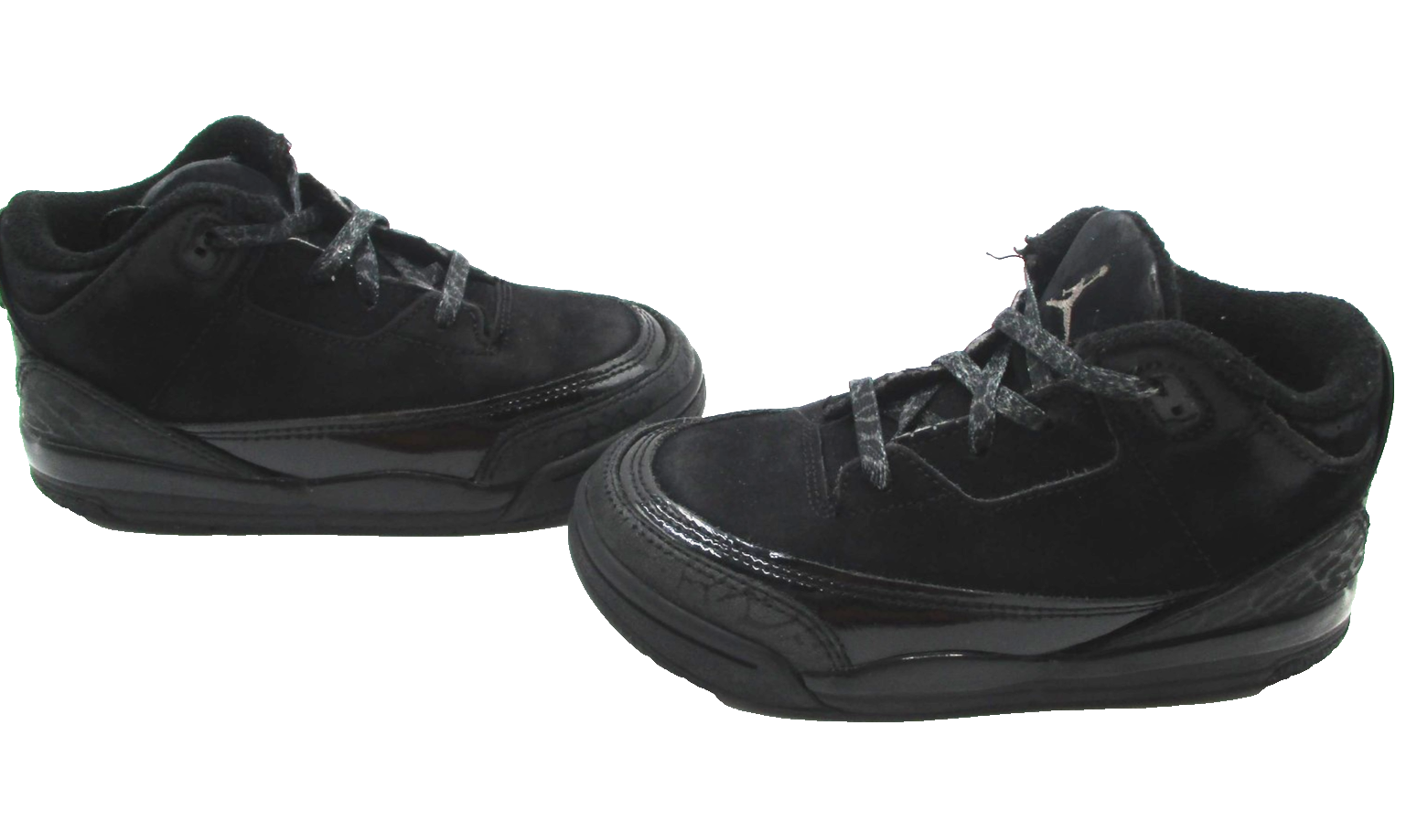 Jordan Kids Size 10C 'Black Cat' Suede Retro Basketball Sneakers DM0968001 1T90