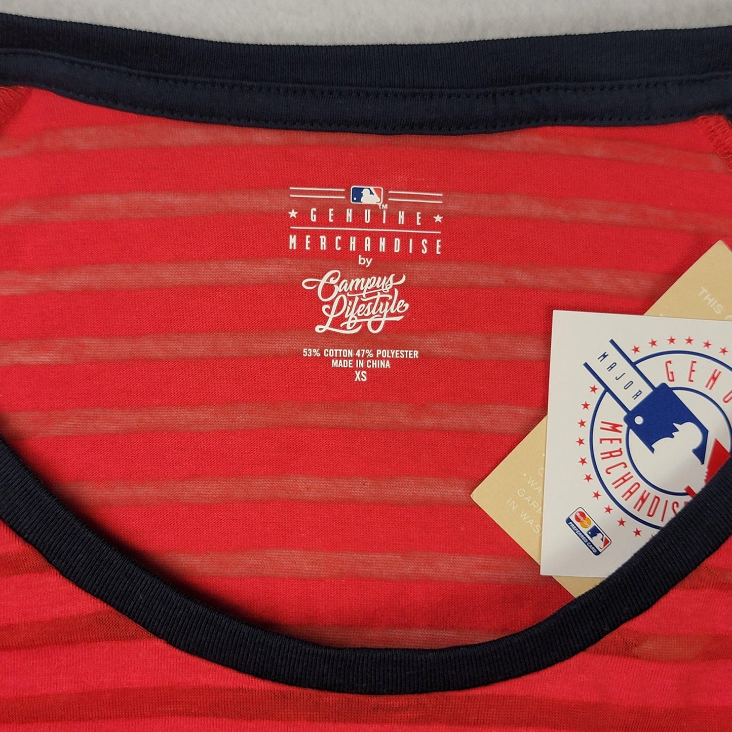 Minnesota Twins Shirt Womens XS MLB Baseball 3/4 Sleeve Campus Lifestyle