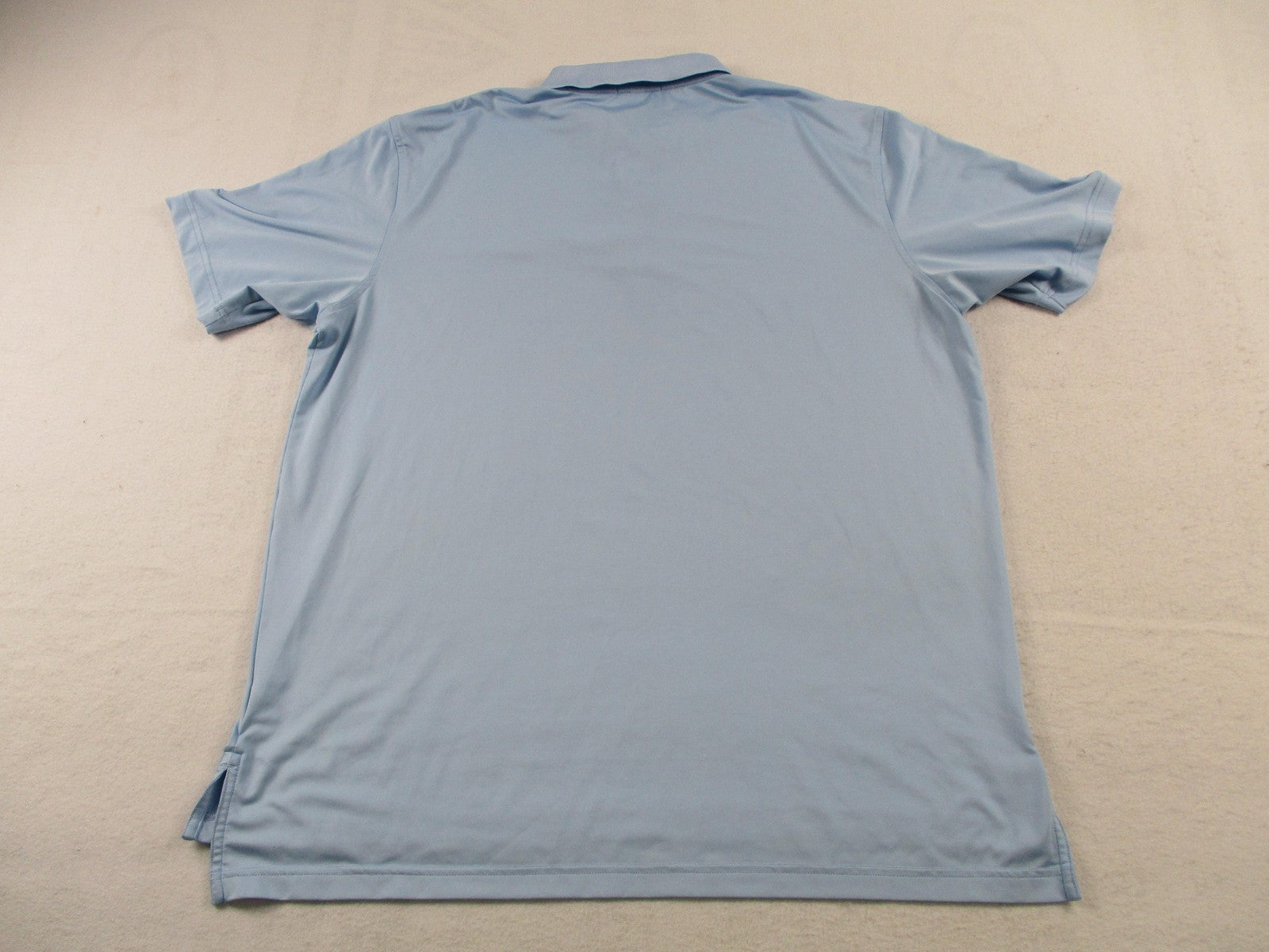 Peter Millar Polo Shirt Mens XL Blue EZGO Logo Performance Stretch Golf 17041