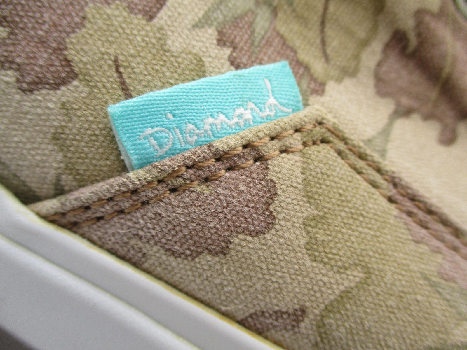 Diamond Supply Co Diamond Cuts Shoes Mens Size 9 Tan Camo C13F103 Sneakers 1Q811