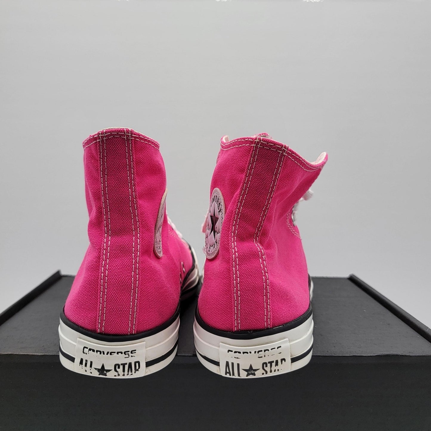 Converse Chuck Taylor All Star Shoes Mens Size 8 Pink High Top Canvas Sneaker3