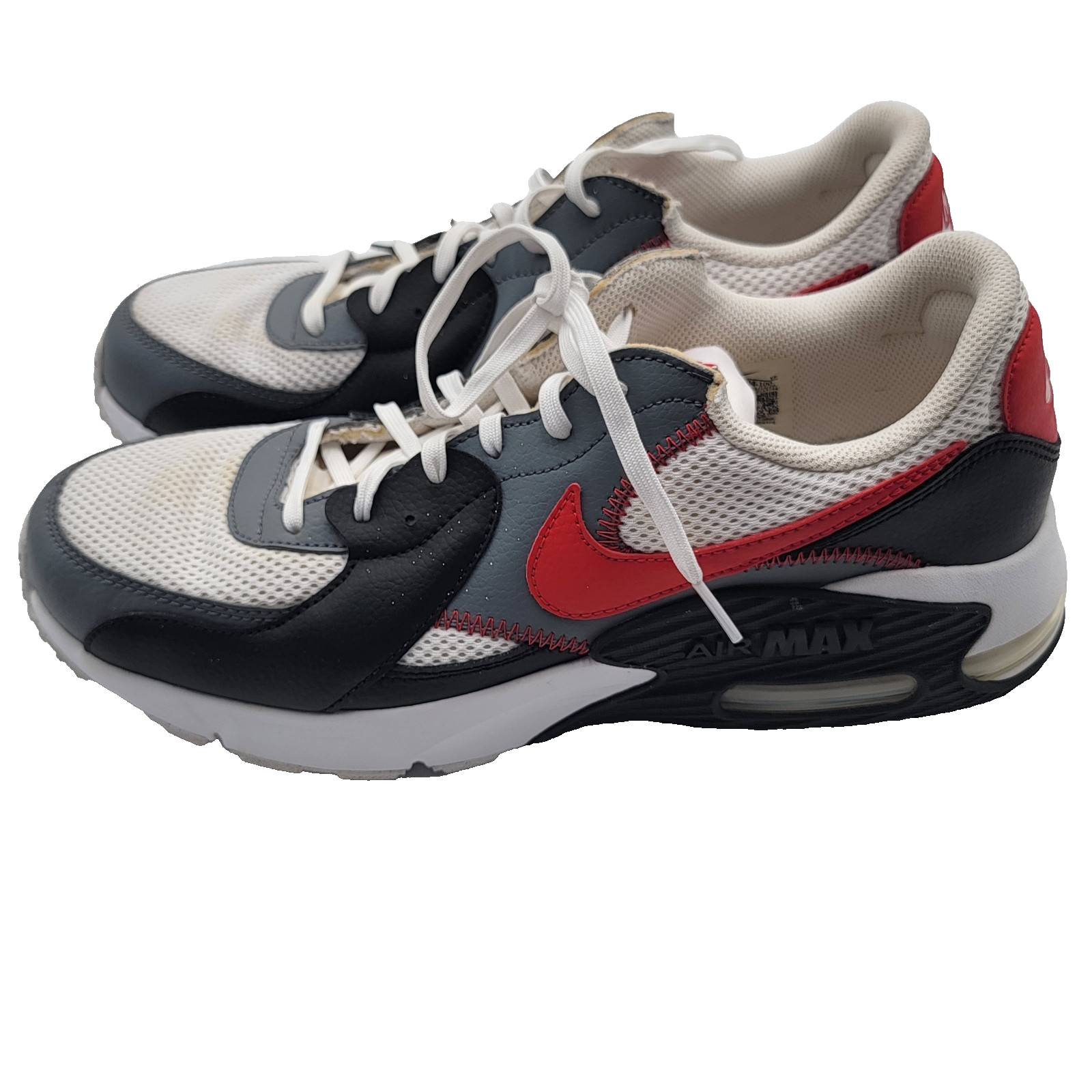Nike Air Max Excee White Black Red CZ9204100 Men’s Size 11 Preowned