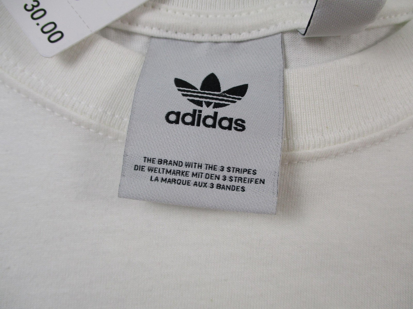 Adidas Sketch Trefoil Shirt Mens 2XL White Originals Graphic Streetwear 1360623