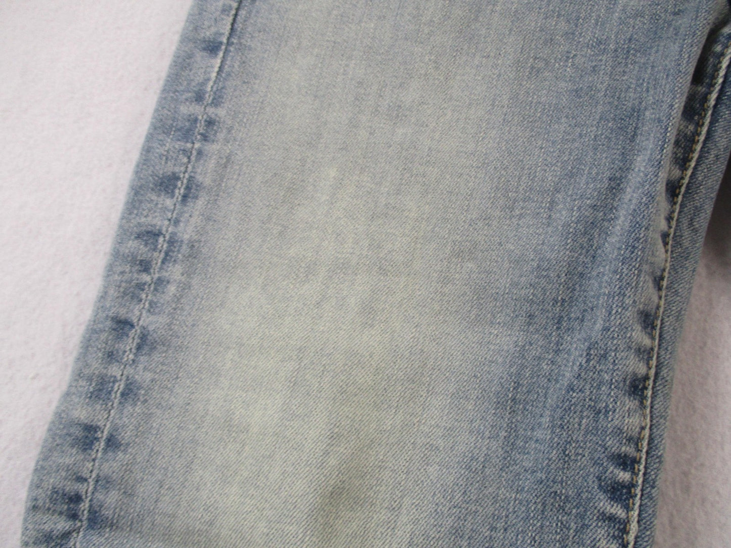 Fidelity Stevie Jeans Womens 26 Blue Slim Straight Slit Hem Daytona Wash 14483